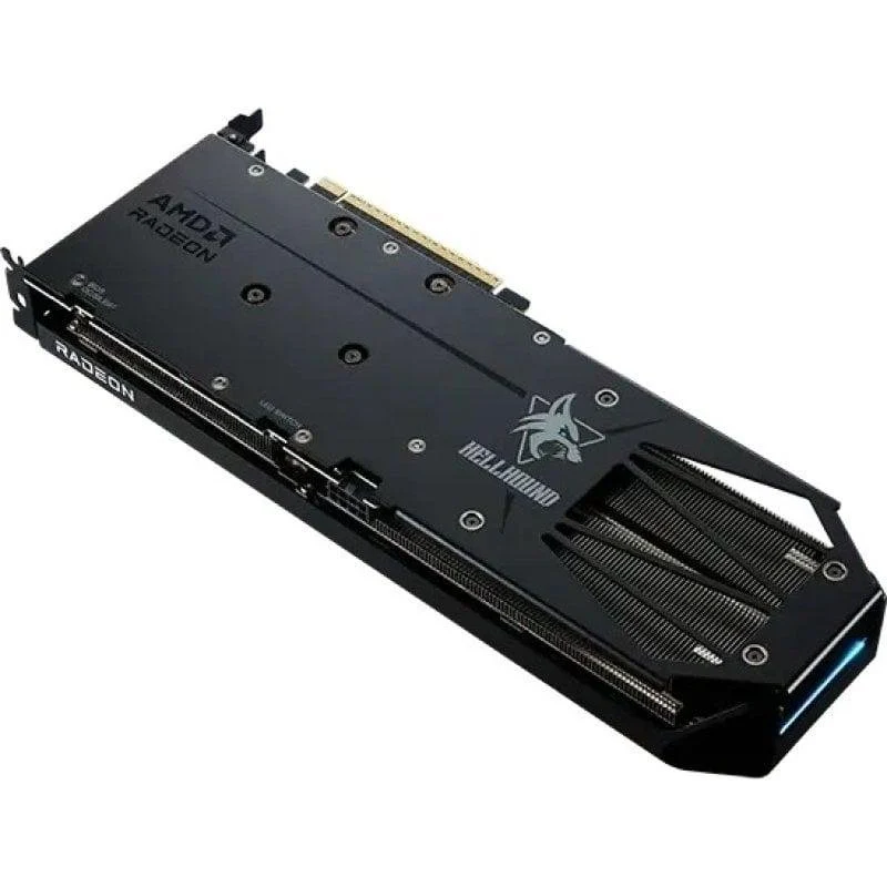 Thumbnail 2 de PowerColor Hellhound RX 9060 XT OC 8GB GDDR6: rendimiento sólido y cooling eficaz