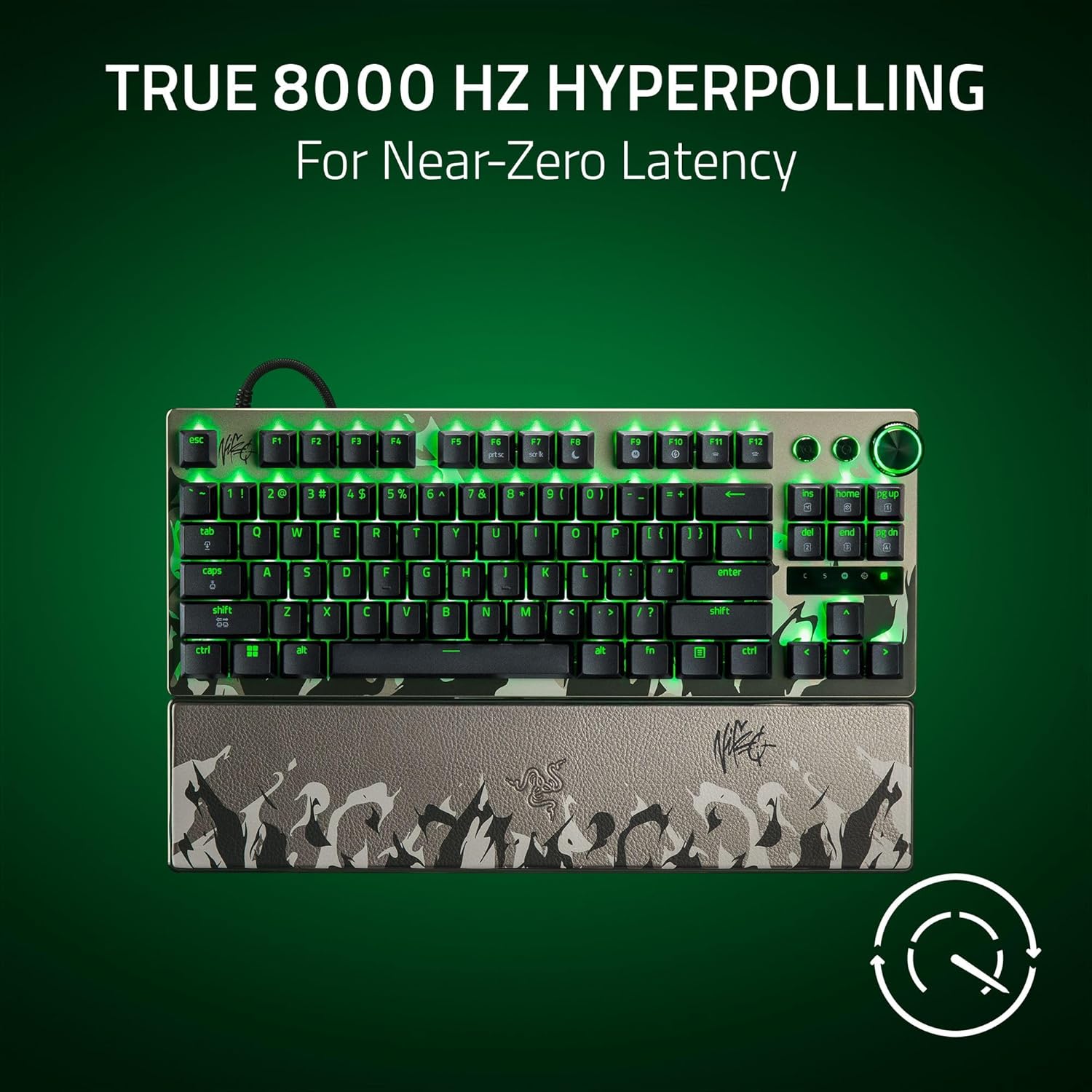 Thumbnail 3 de Razer Huntsman V3 Pro TKL 8KHz Esports Keyboard: NiKo Edition with Analog Optical Gen-2 Switches