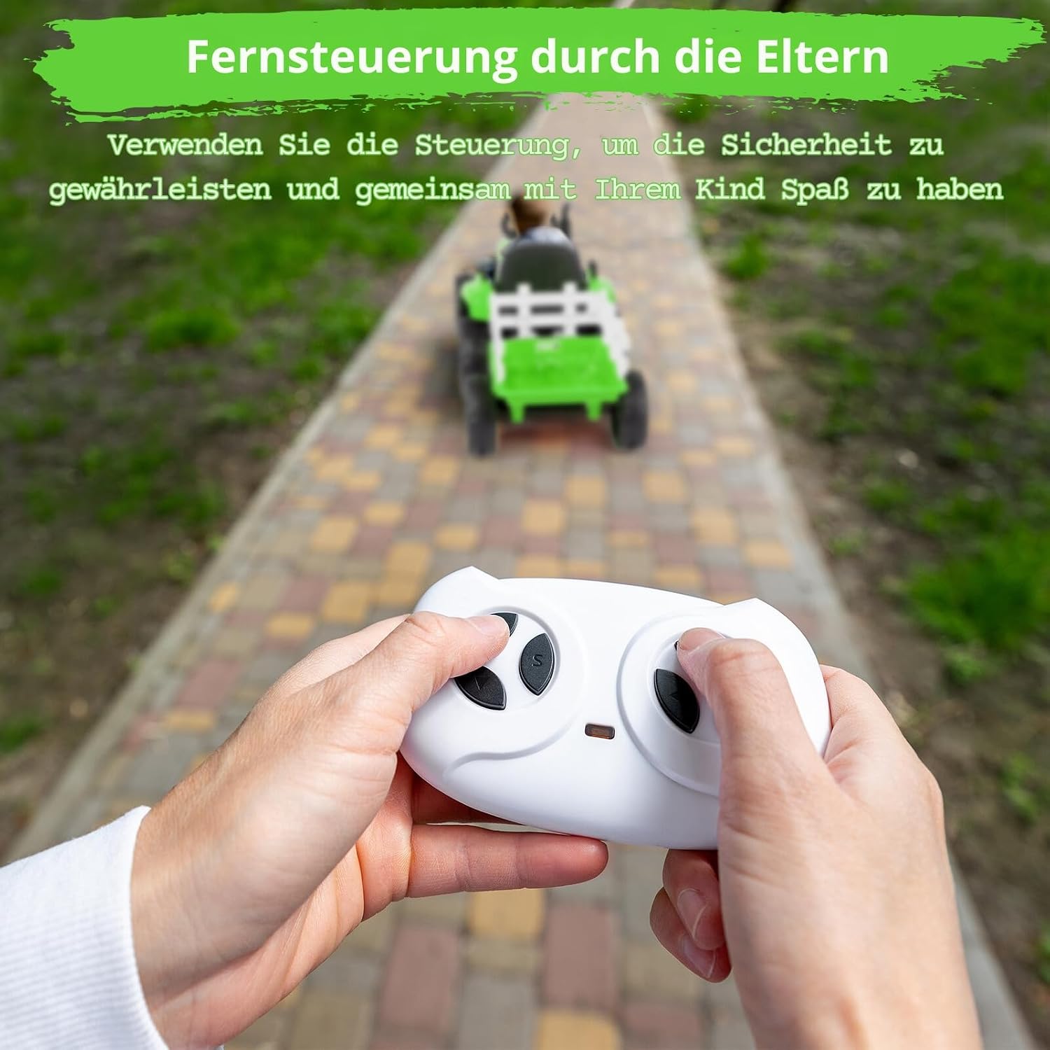 Thumbnail 3 de LALAHO Traktor mit Anhänger 12V