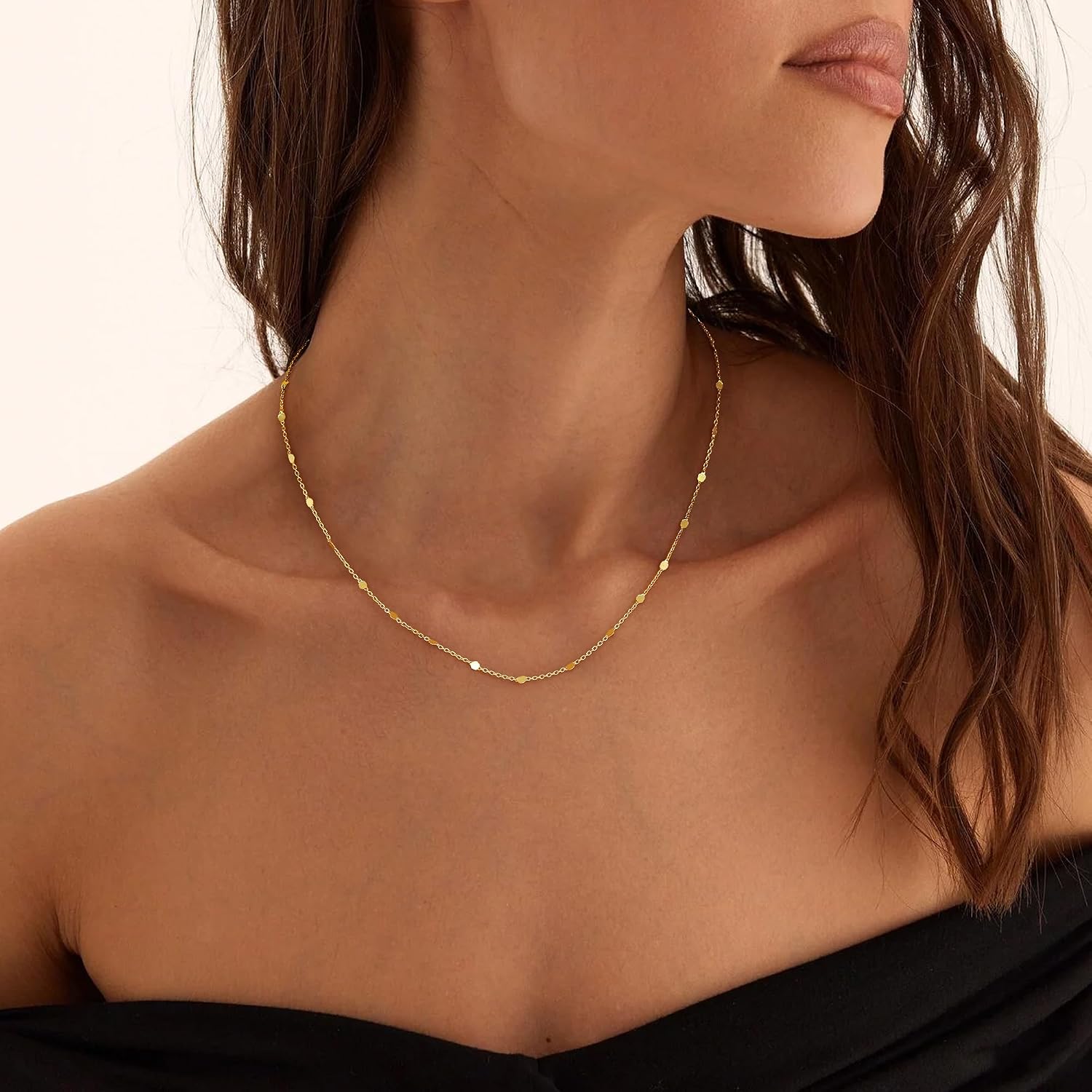 Thumbnail 4 de JeweBella Kette Gold 40 cm Choker