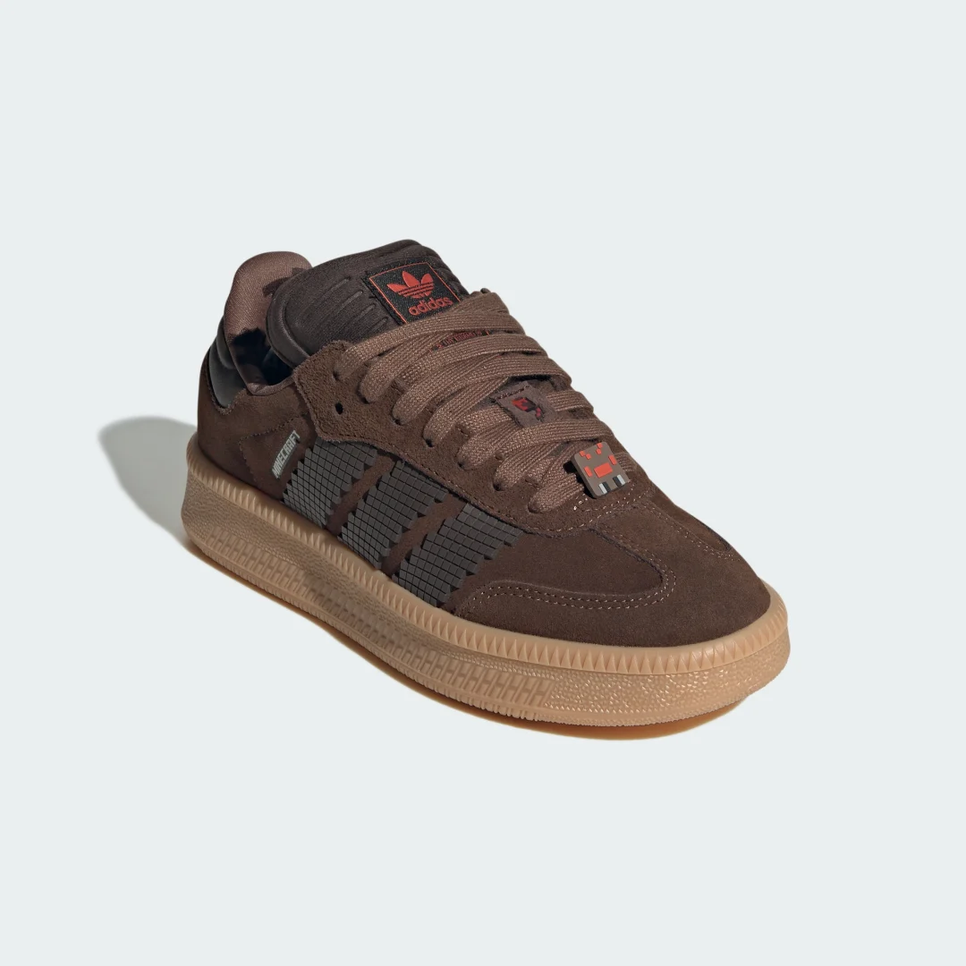 Detalle 2 de Adidas Samba XLG X Minecraft (Adolescentes) - Zapatilla marrón para jóvenes