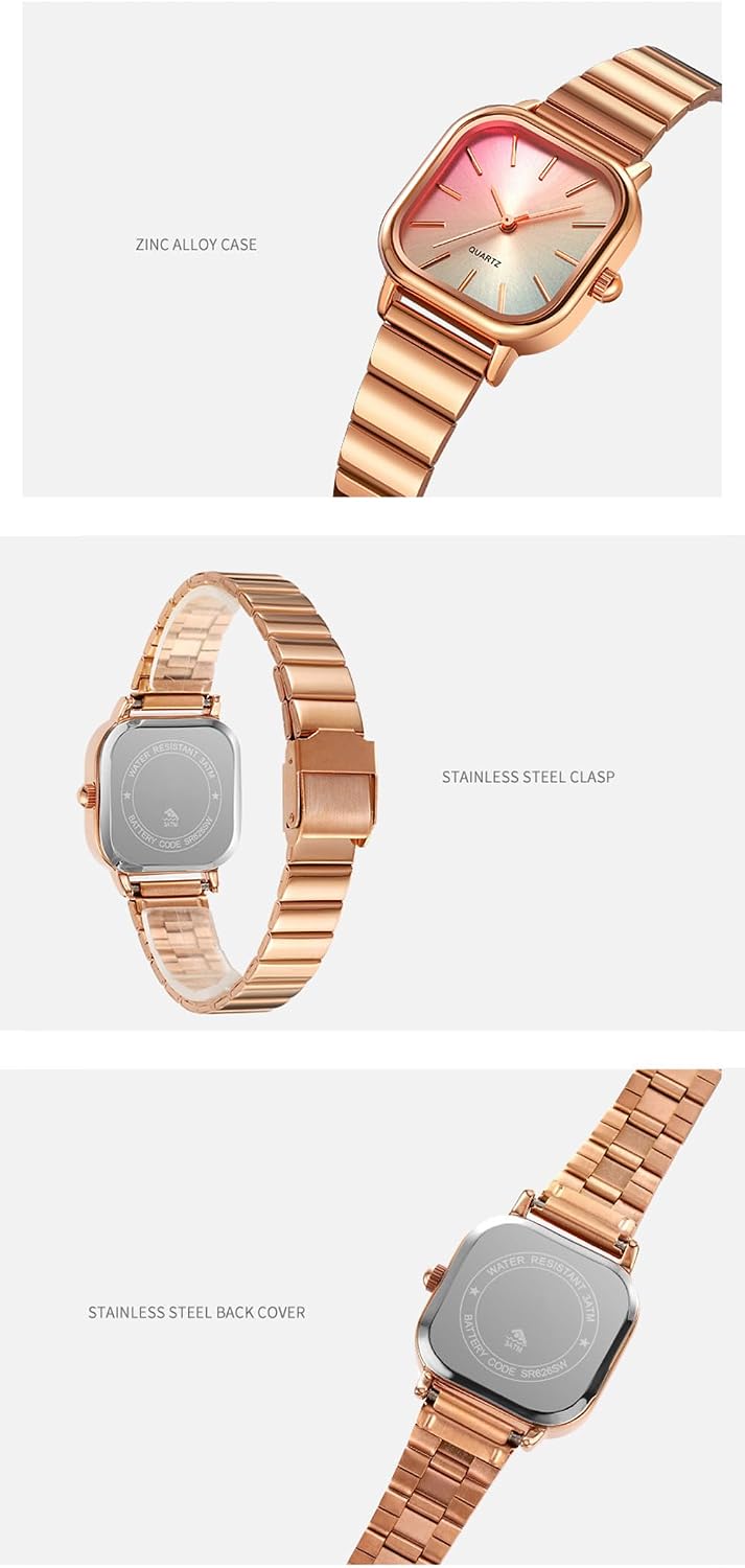 Thumbnail 6 de HUNRUY Women's Watch with Square Case