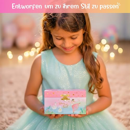Thumbnail 3 de Giggle & Honey Ballett Musik-Box: Charmantes Gastgeschenk und Schmuckkästchen für Mädchen