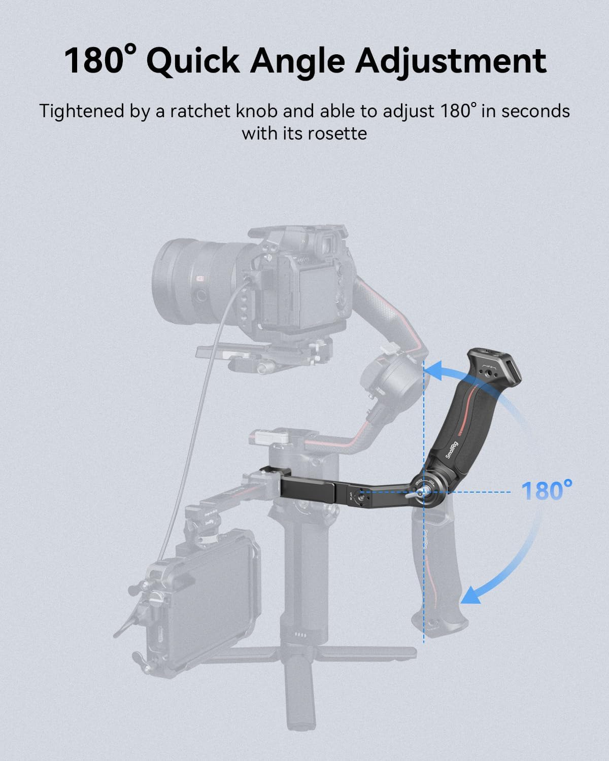 Thumbnail 6 de SMALLRIG 3028D impugnatura regolabile per DJI RS 4 mini/RS 4/RS 4 Pro e RS 3/RSC 2 (carico 8 kg)