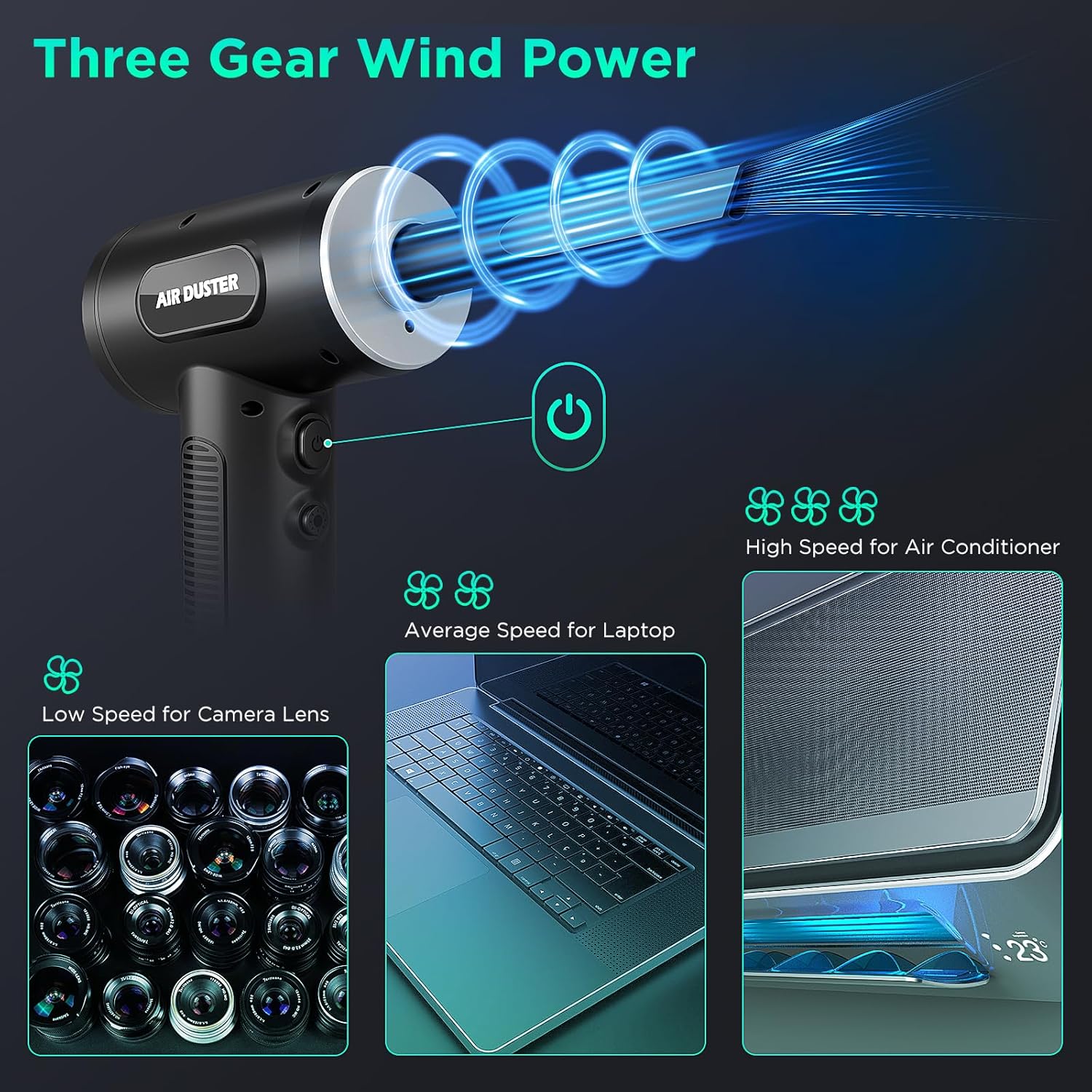 Thumbnail 2 de ONEWAY Compressed Air Duster 6000mAh