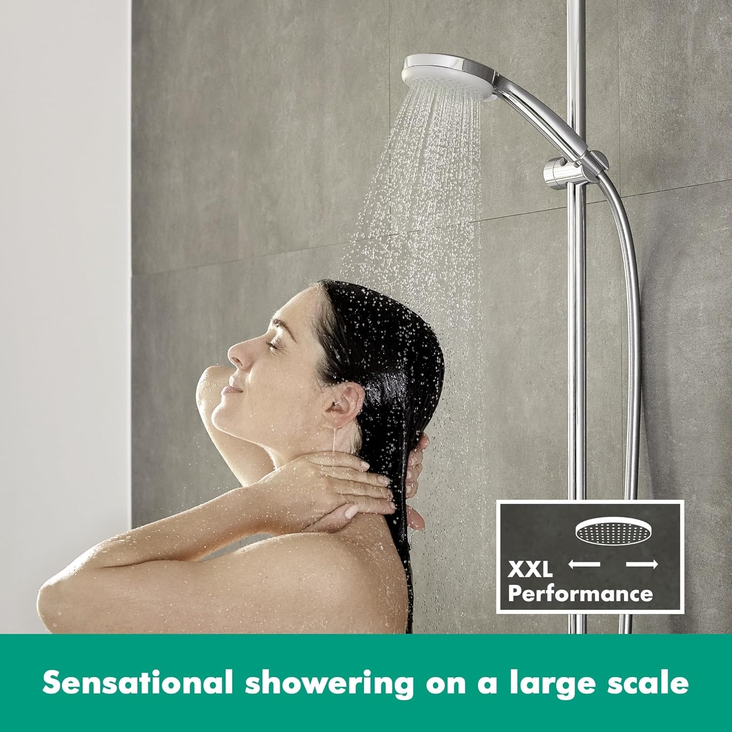 Thumbnail 2 de hansgrohe Croma 100 💧 Ducha de mano con 4 chorros y EcoSmart