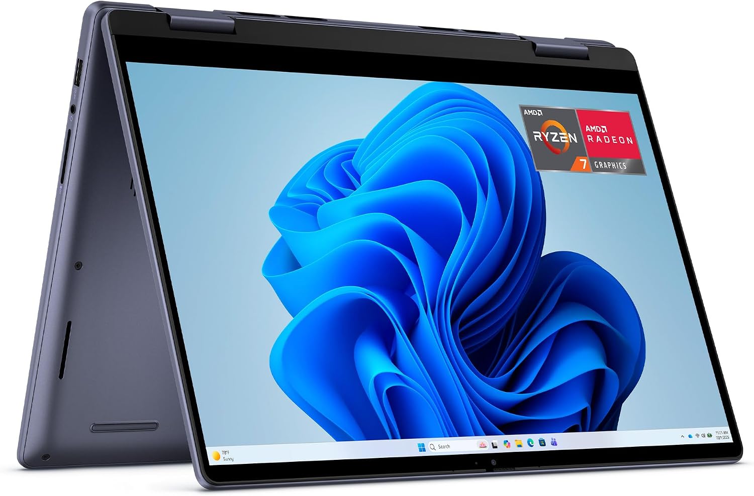Detalle de Dell Inspiron 14 2-in-1 (7445) Laptop, Ryzen 7 8840HS, 16GB RAM, 1TB SSD