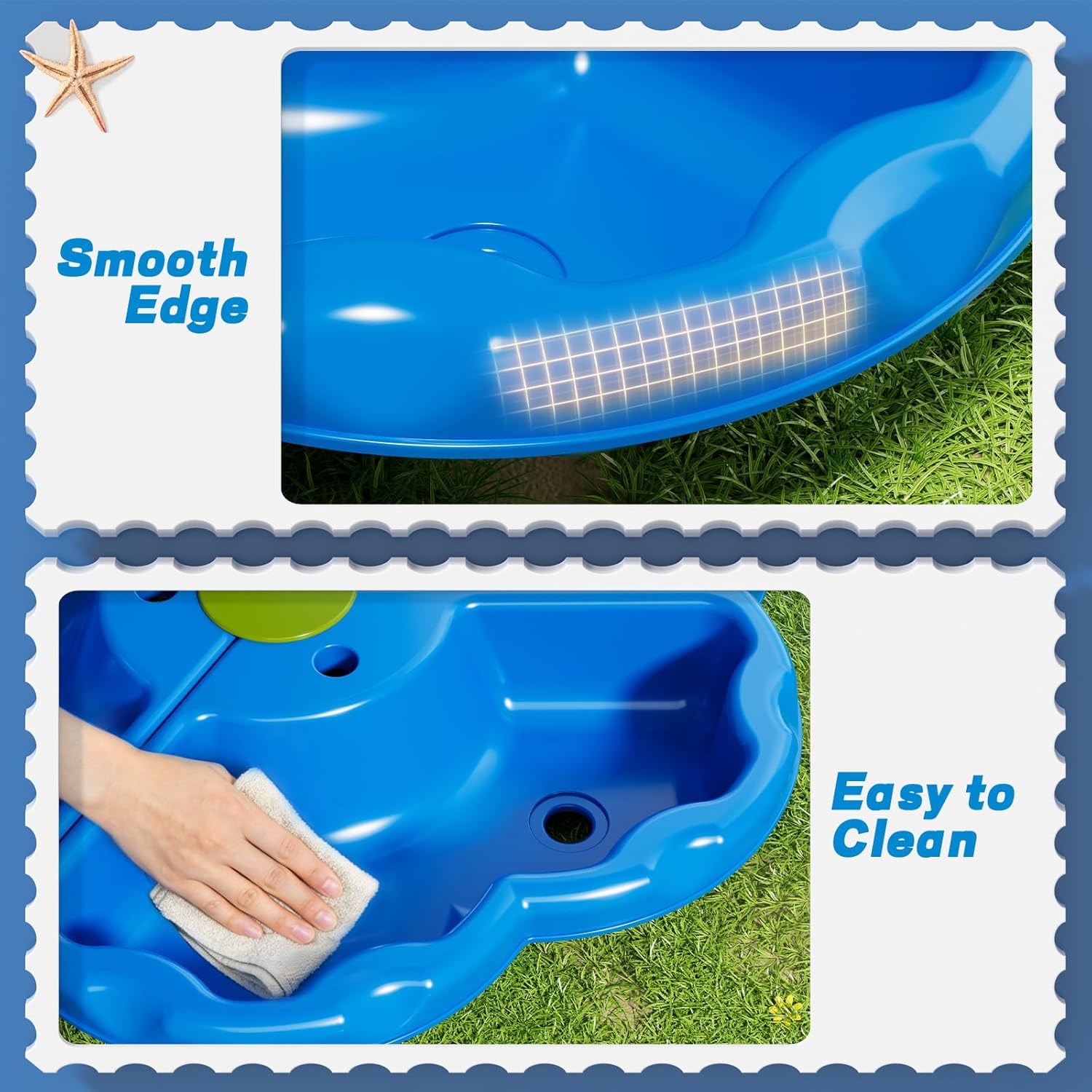 Thumbnail 5 de KukuFun Sand and Water Table for Toddlers (2-8): Creative Outdoor Sand Play with Accessories