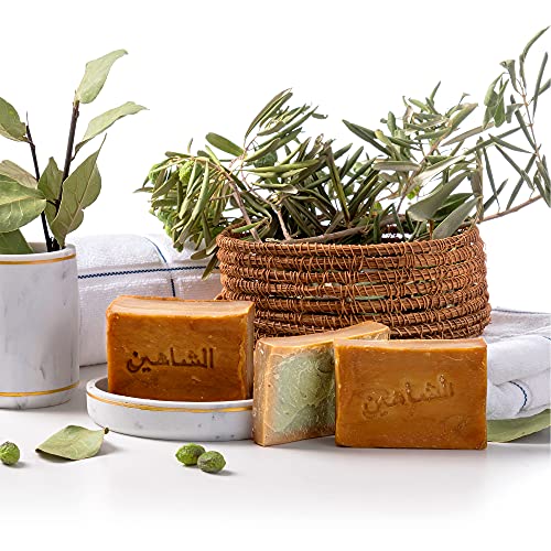 Thumbnail 3 de Natura Germania Aleppo Soap Set: 2 x Olive & Laurel Oil Soap (200g each) with Sisal Bag and Storage Bag