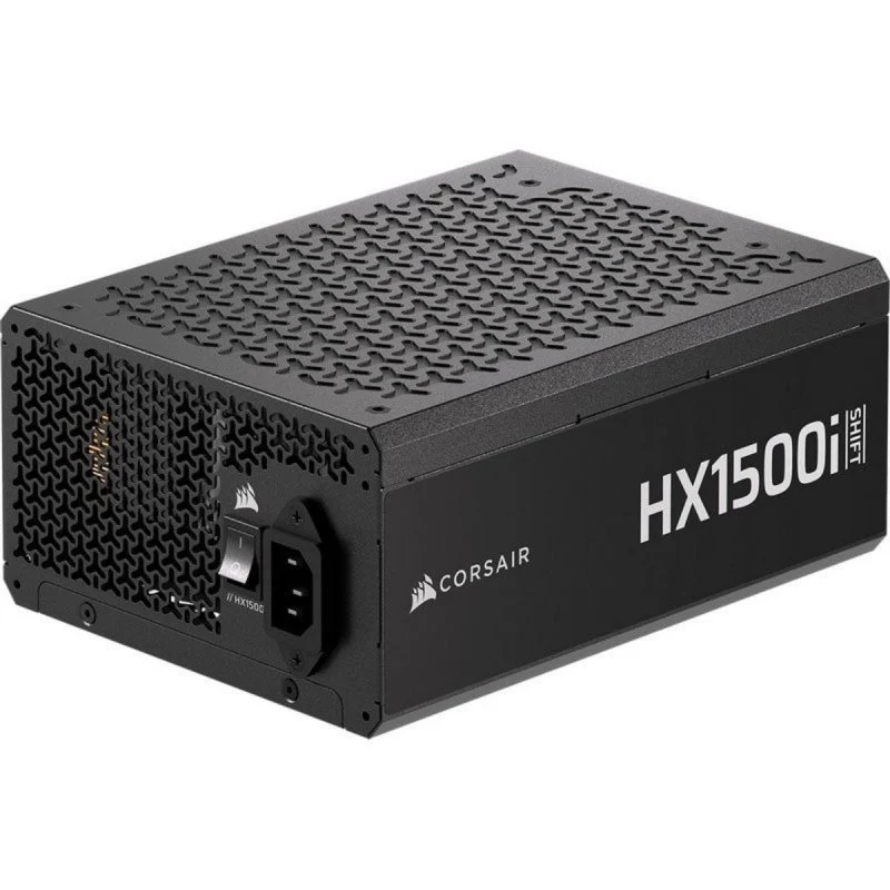 Detalle de Corsair HX1500i SHIFT: Fuente de Alimentación modular 1500 W con iCUE LINK y eficiencia Platino