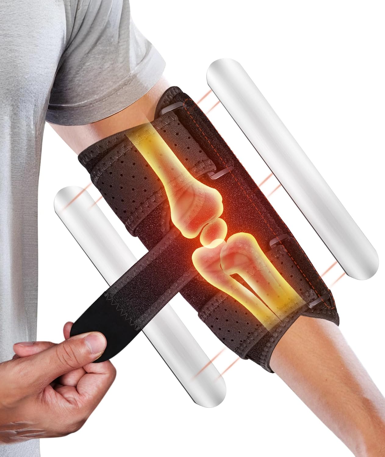 Detalle de OXYSAIKO Elbow Brace in Nylon and Neoprene