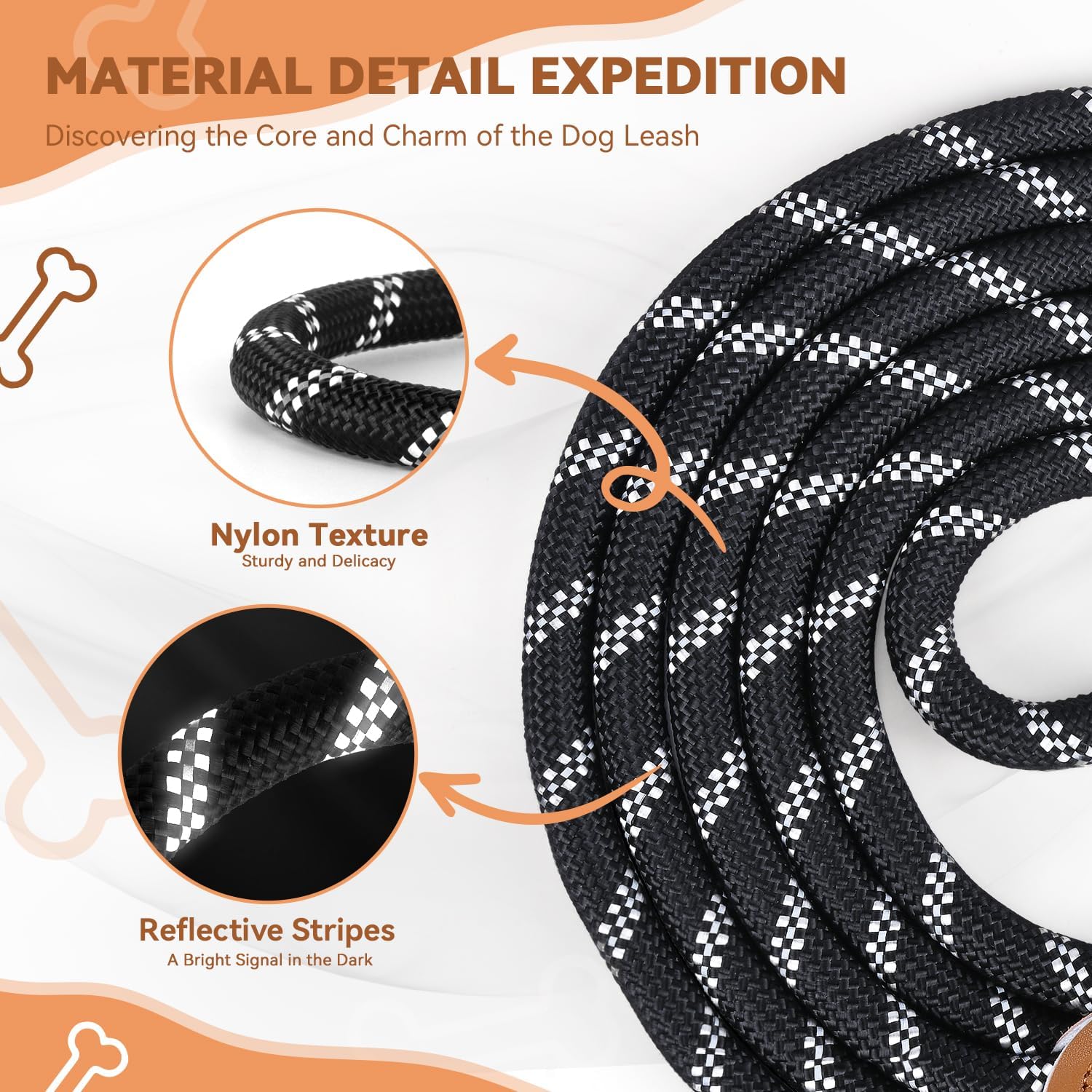 Thumbnail 3 de PETCOOZ Hundeleine 3 m verstellbar 🐕