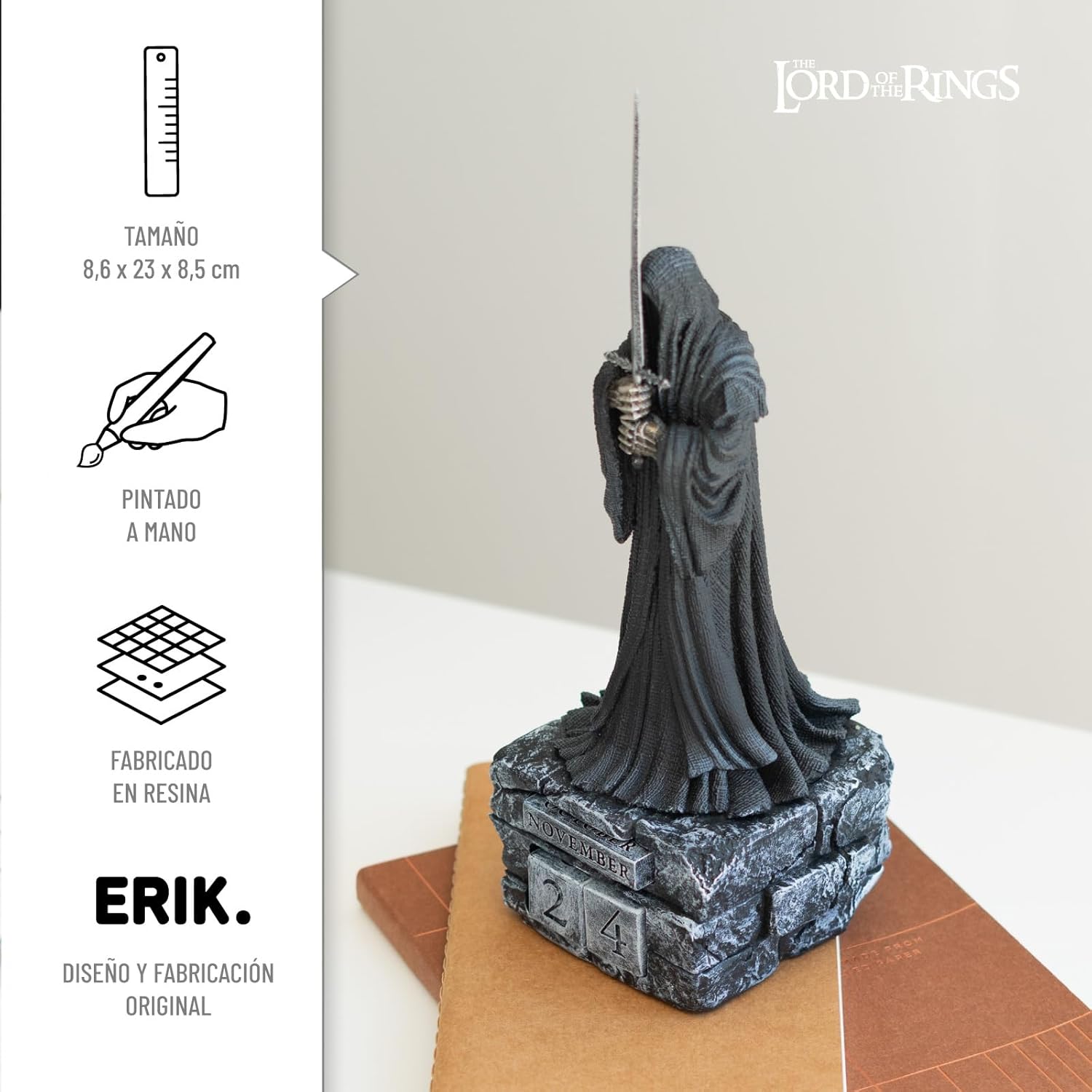 Detalle 2 de Calendario Perpetuo Nazgûl 23x8,5cm