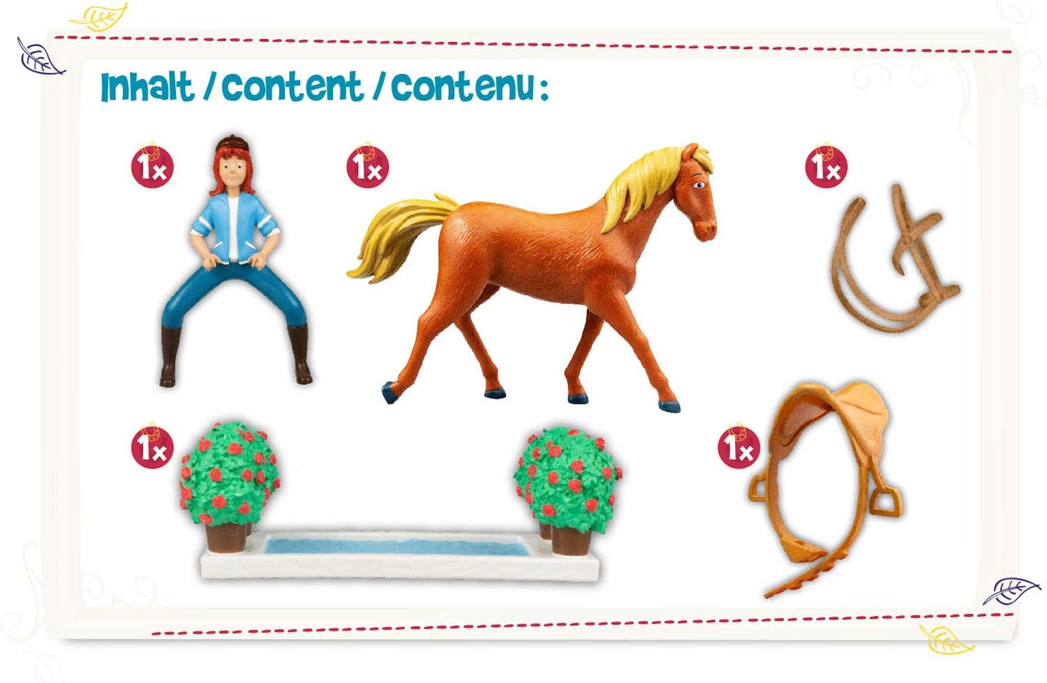 Thumbnail 4 de CRAZE Bibi & Tina 14639 – Jeu de figurines de chevaux Tina et Amadeus avec accessoires