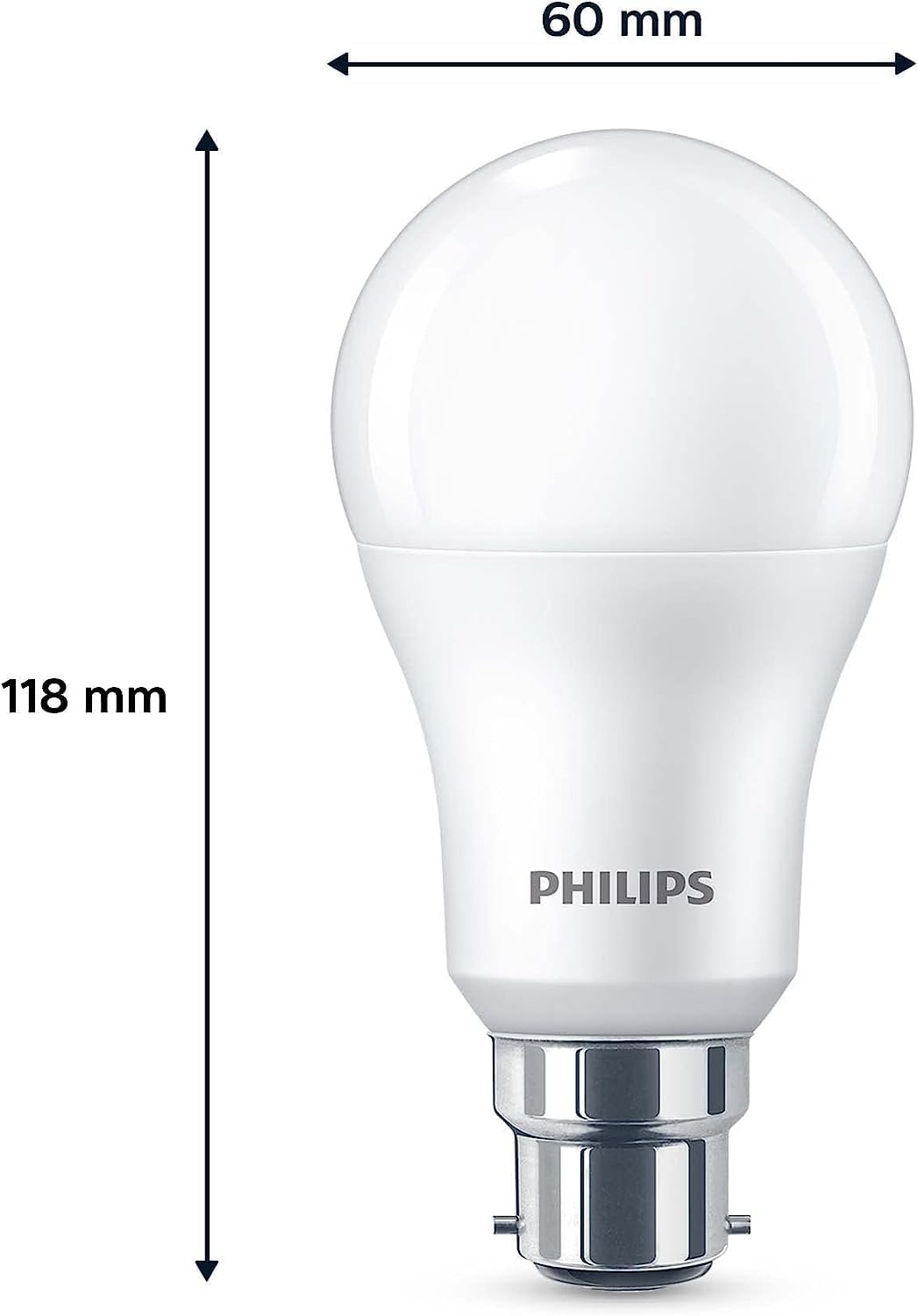 Detalle de Philips LED Frosted A60 100W B22 2700K