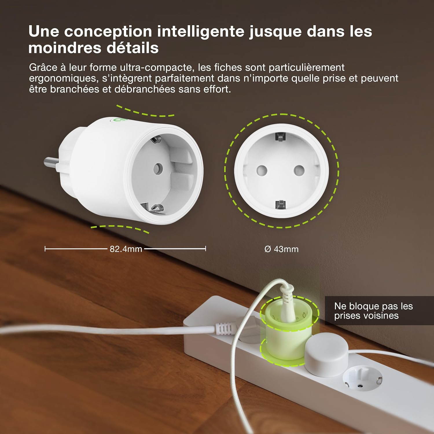 Thumbnail 6 de OSRAM prise intelligente WiFi avec Matter, compatibilité Alexa et écosystèmes multiples jusqu’à 2300 W