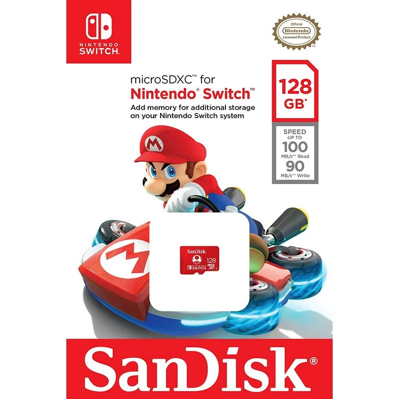 Thumbnail 1 de SanDisk Tarjeta SDXC 128GB para Nintendo Switch