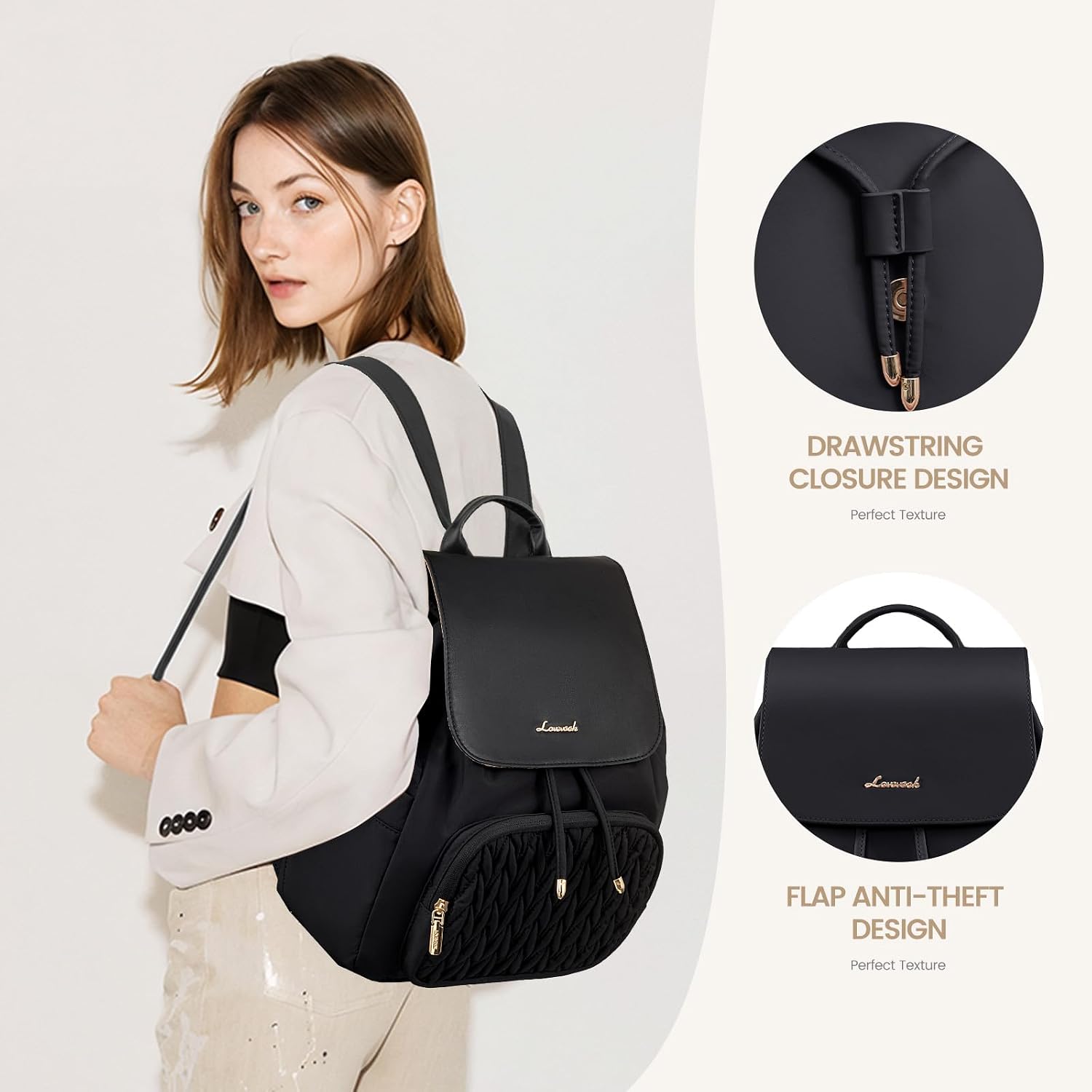 Thumbnail 1 de LOVEVOOK 14 Inch waterproof rucksack bag