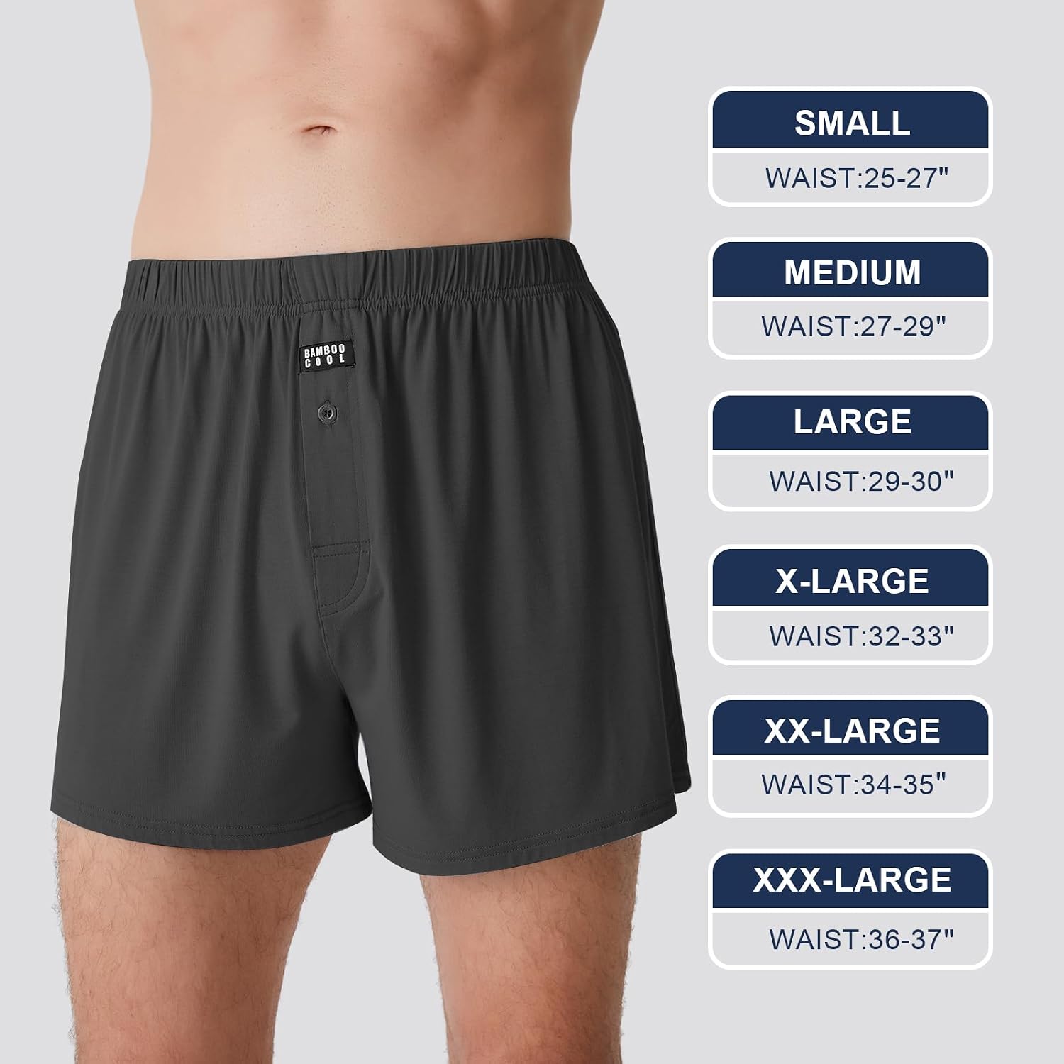 Thumbnail 6 de BAMBOO COOL Men's Boxer Shorts 🩲
