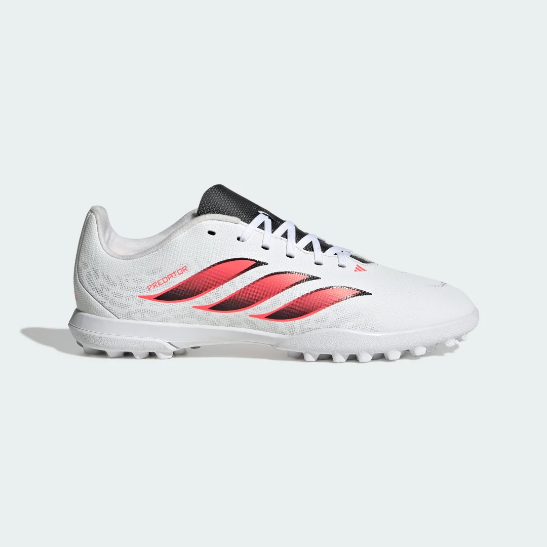 Detalle 2 de Bota de fútbol Predator Club moqueta de Adidas – blanco