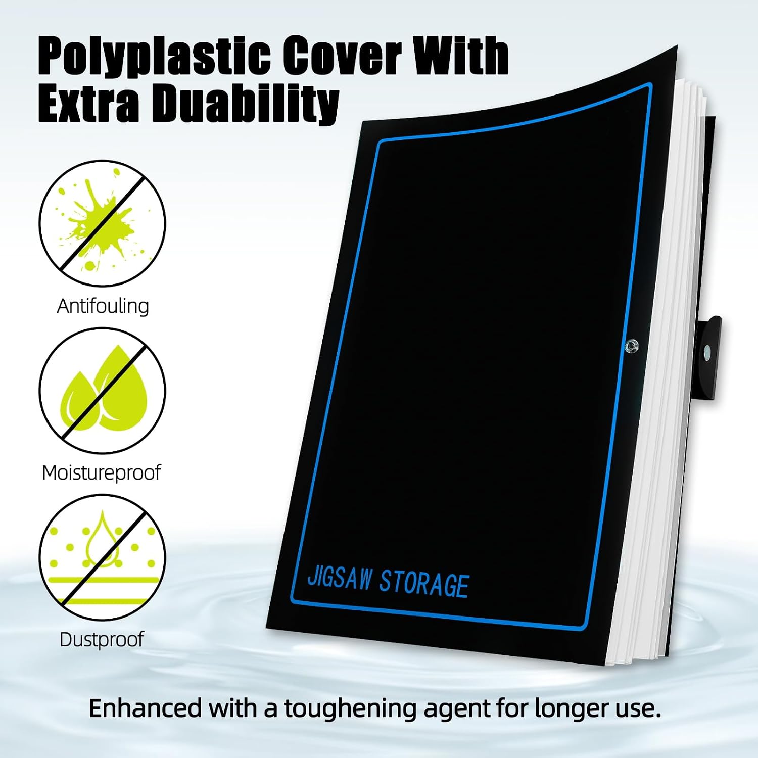Detalle de ALL4JIG Large Puzzle Binder for 500–1000 Piece Puzzles (Holds 20 Puzzles)