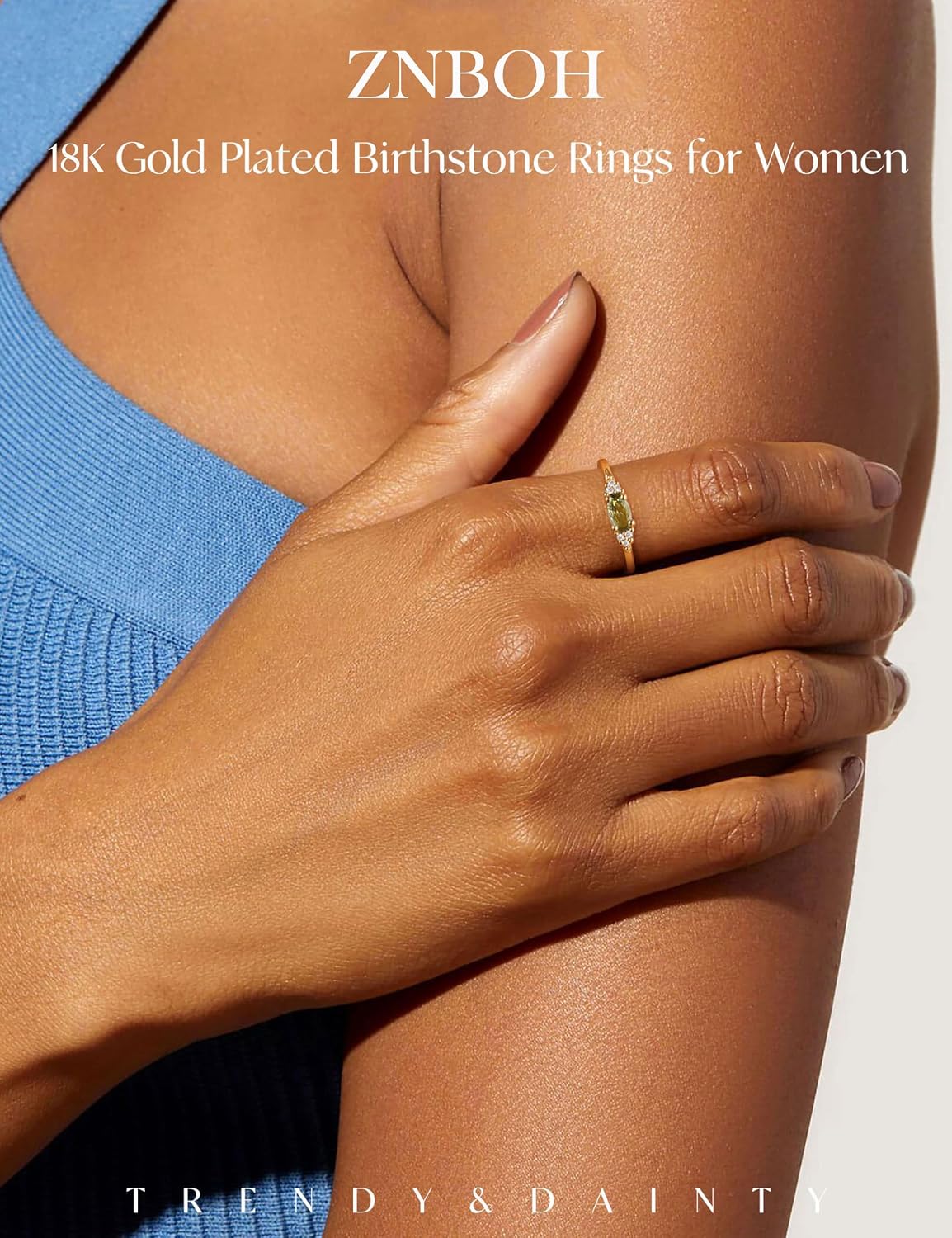Detalle 2 de ZNBOH Stapelring Gold wasserfest 18K