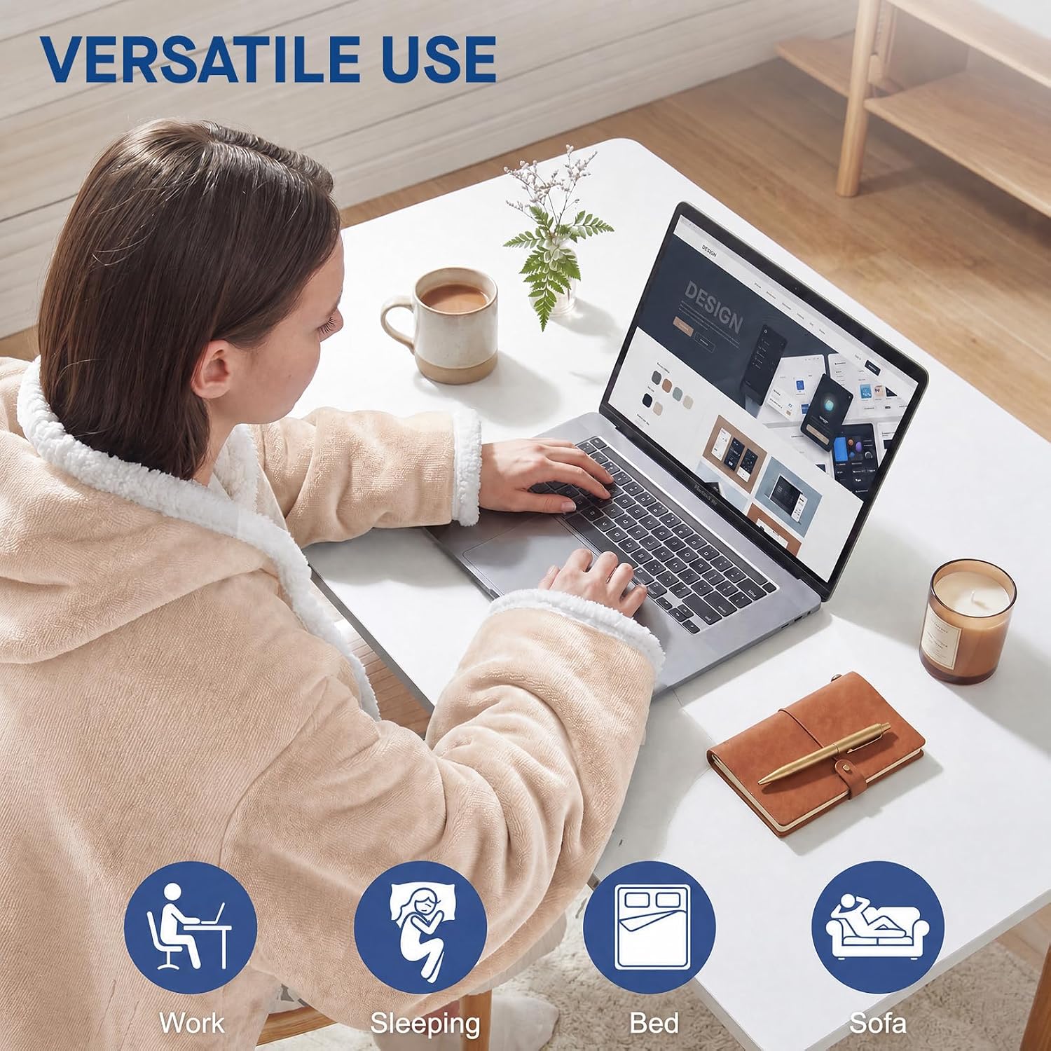 Thumbnail 6 de Sealy Wearable Electric Blanket, 50 x 70 in