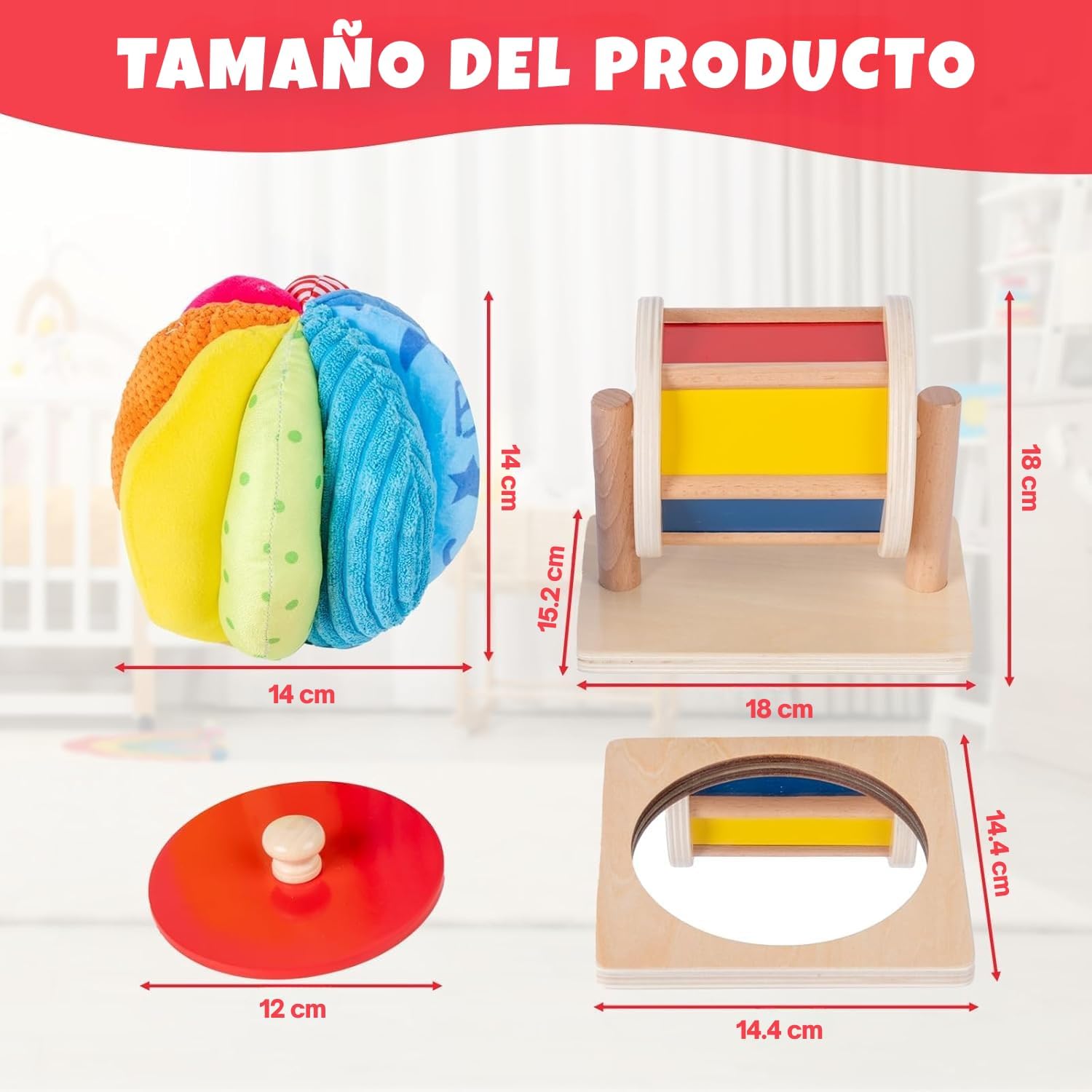 Thumbnail 2 de Montessori Baby Toys Play Kit for 6–12 Months