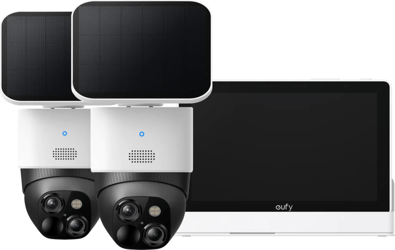 Detalle de eufy SoloCam S340 Doppelpack + Smart Display E10