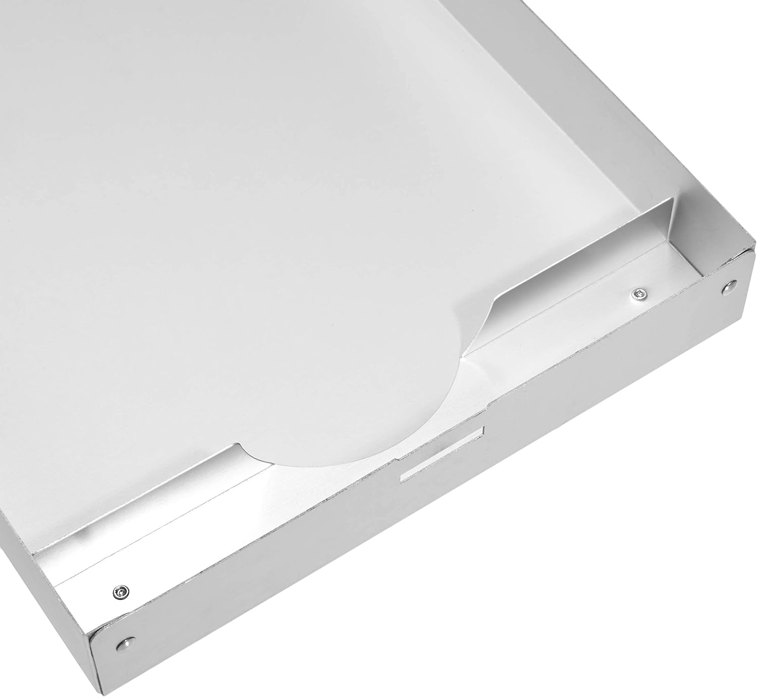 Thumbnail 4 de Amazon Basics Klemmbrett mit Ablage aus Aluminium – 35,56 x 22,8 cm, zweistufig, Standardklemme, Silber