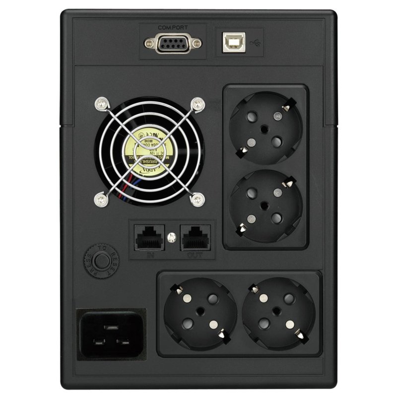 Thumbnail 2 de PowerWalker 3000 VA (12 V 9 Ah) SAI línea interactiva con LCD y protección contra sobrecargas