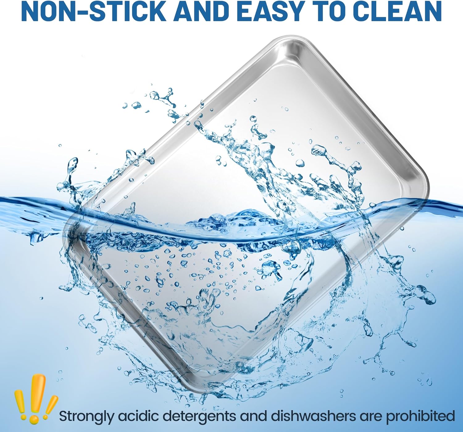 Thumbnail 5 de BIEAMA 12 Pack 18" x 13" Half Size Baking Sheets