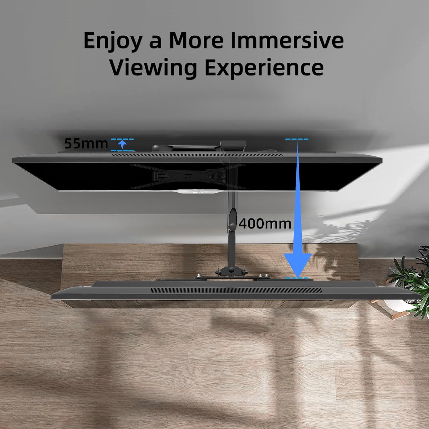 Thumbnail 2 de Suptek 55" TV Wall Mount Swivel Tilt Extend