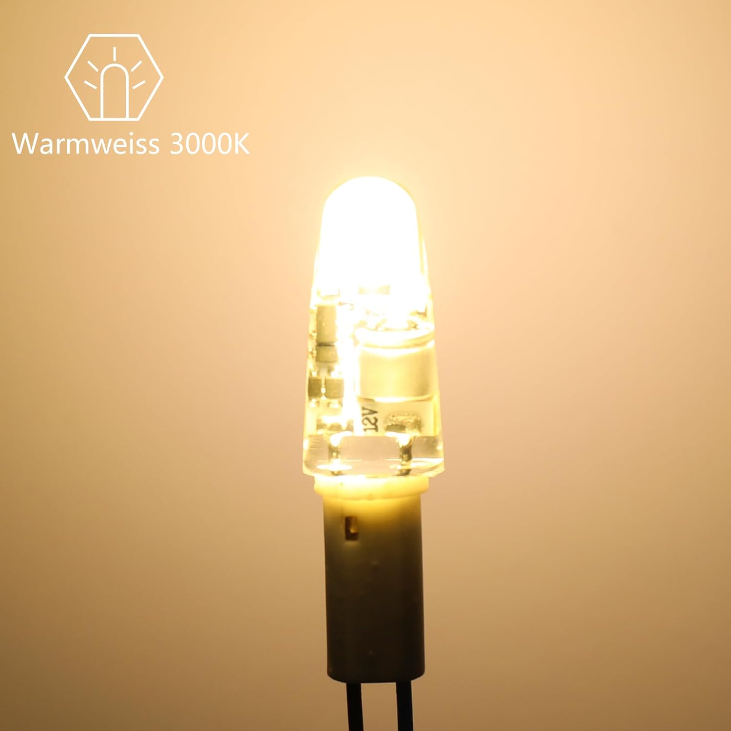 Thumbnail 3 de I-SHUNFA G4 12LED-12-24V LED-lampor, dimbara, 3000 K, 10-pack