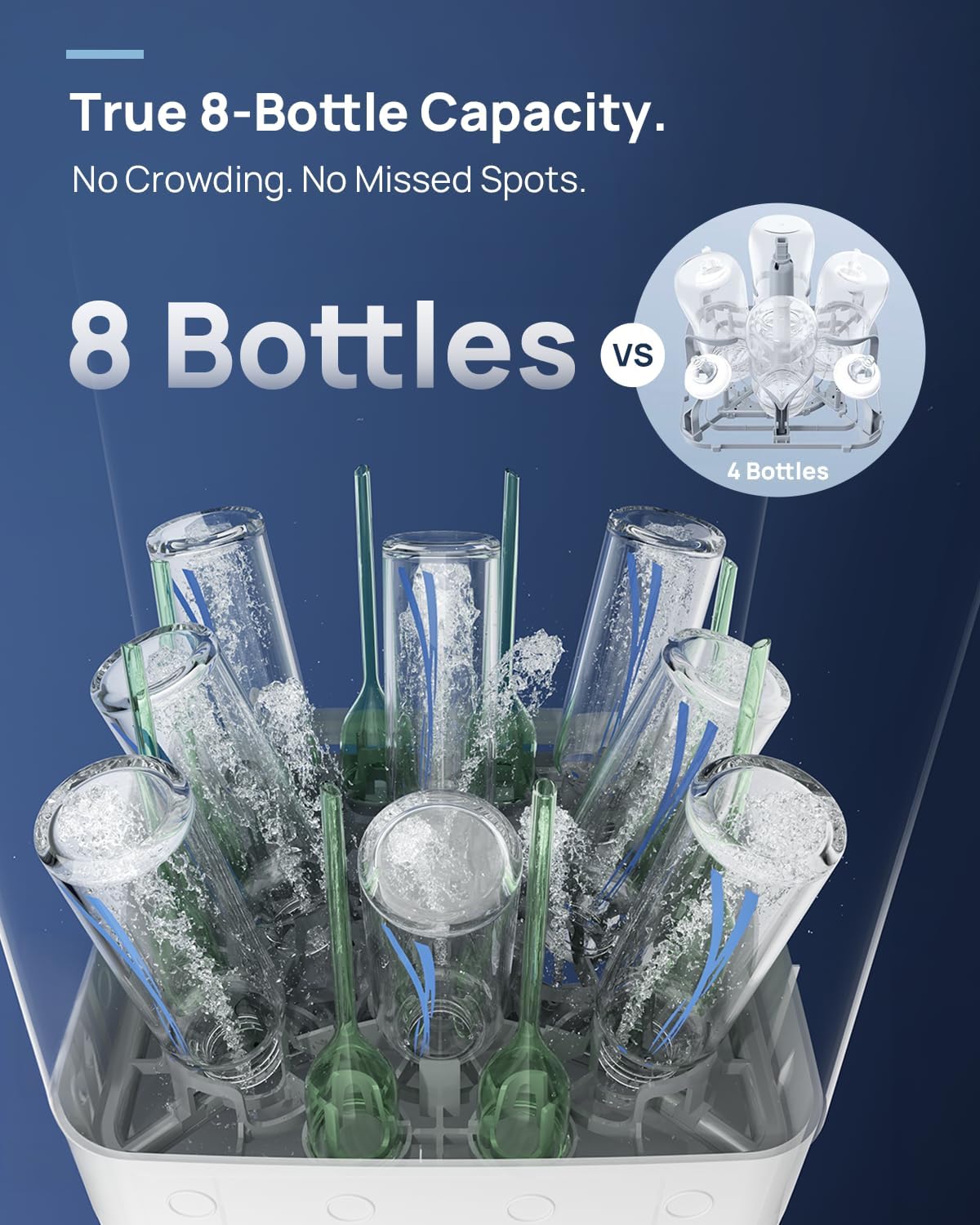 Thumbnail 1 de Papablic P8 Bottle Washer, Sterilizer & Dryer, 8-Bottle Capacity