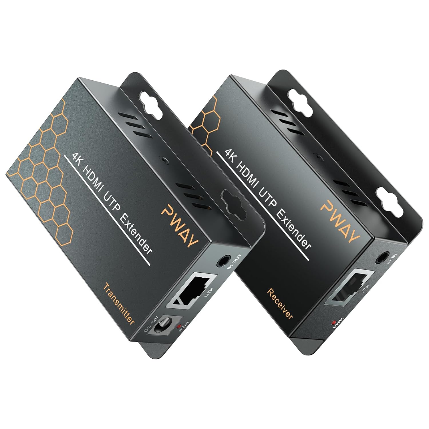 Detalle 2 de HDMI Extender 4K@30Hz 40m su Cat5e/6/7 con Loop Out, IR e Plug & Play