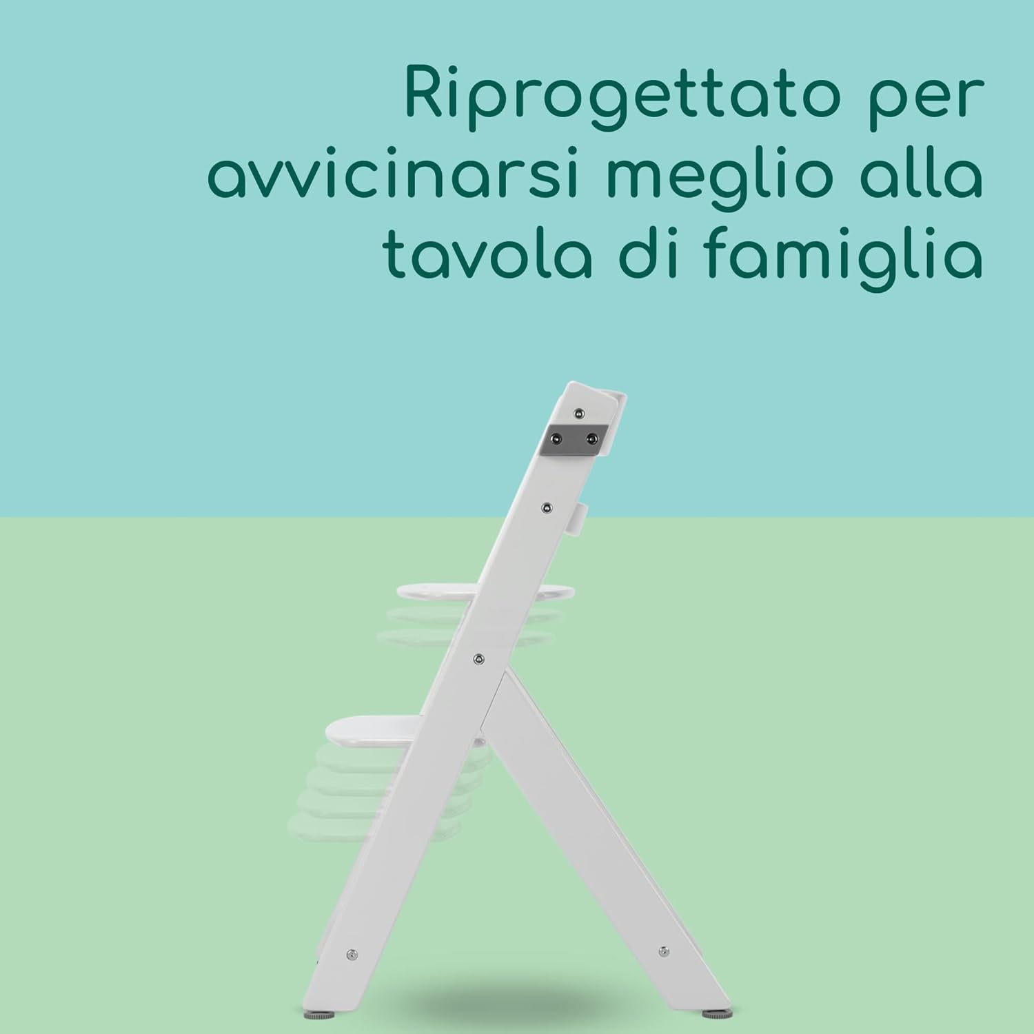 Detalle de Bebeconfort Timba 2 Seggiolone Pappa Evolutivo in Legno – Ergonomico, Regolabile e Surgidamente Adatto a 6 Mesi fino a 110 kg
