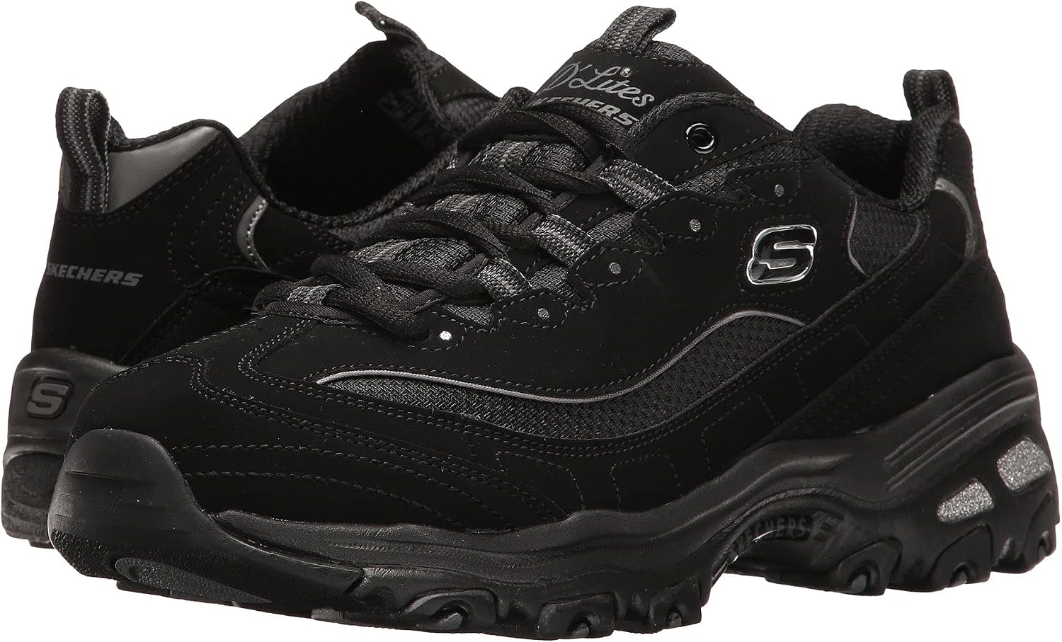 Detalle de Skechers D'Lites Biggest Fan Regular zapatillas mujer 36