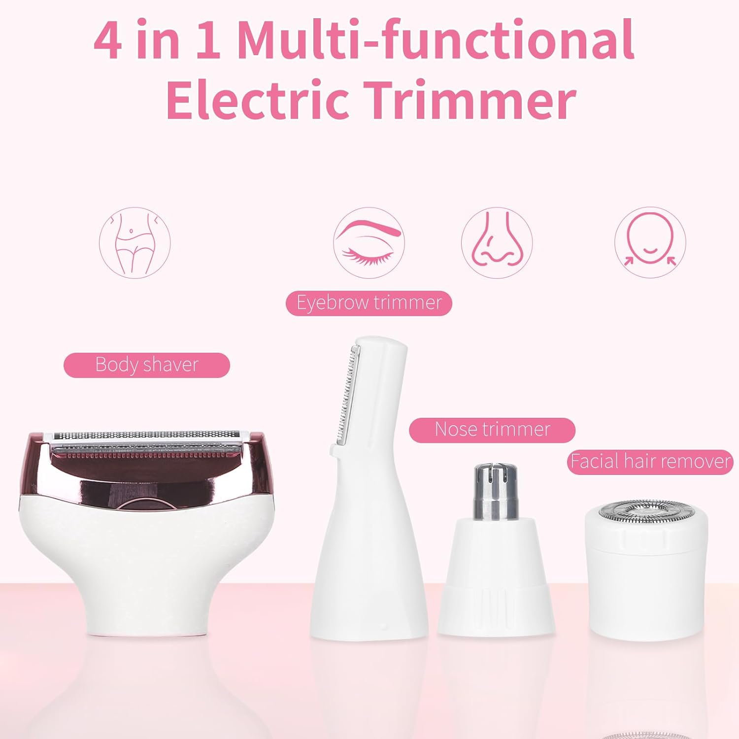 Thumbnail 6 de Beanify 4-in-1 Electric Razor with LED Display — Wet/Dry, USB-C, IPX7