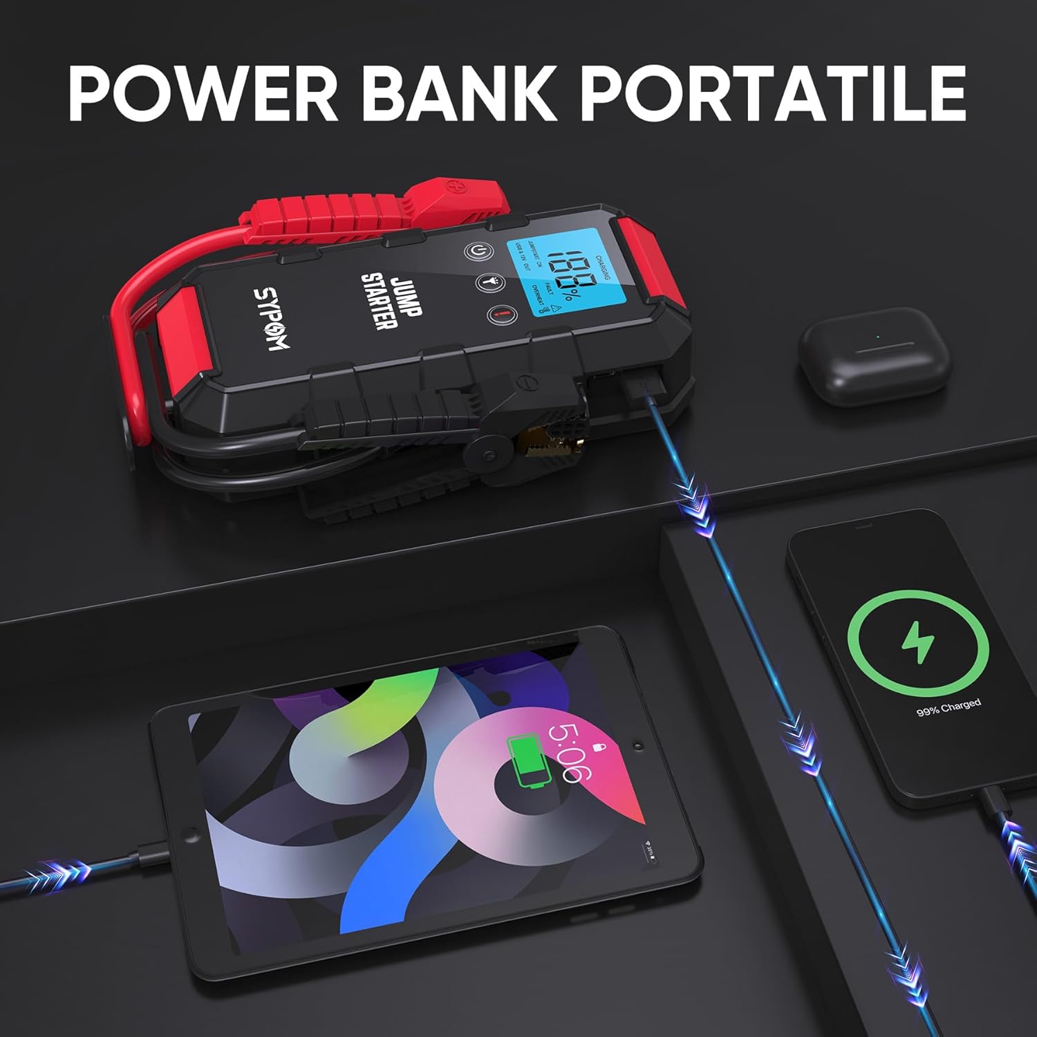 Detalle de SYPOM Avviatore Batteria Auto 6000A