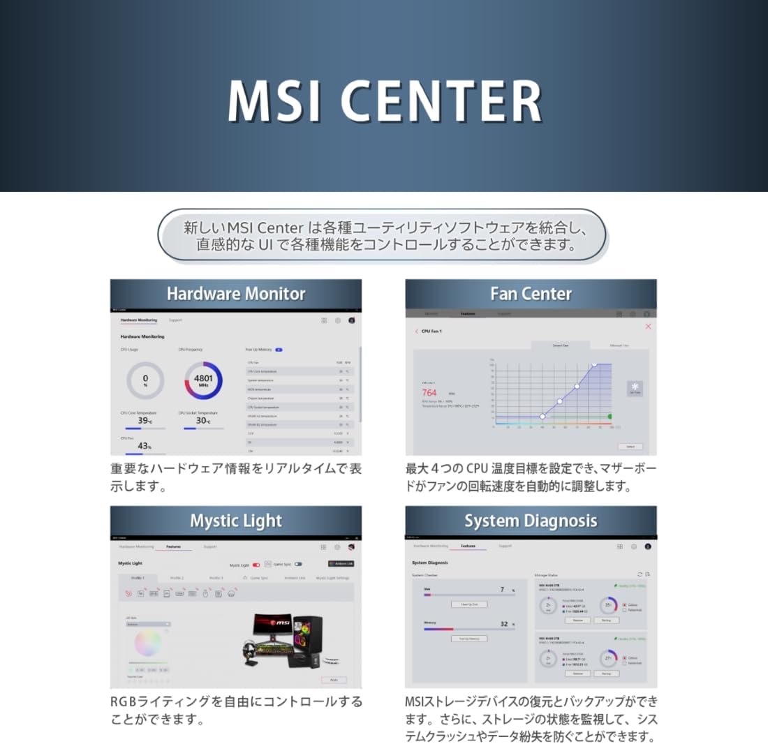 Thumbnail 6 de MSI PRO B760M-A DDR4 II Micro-ATXマザーボード、LGA1700・DDR4・M.2 Gen4対応