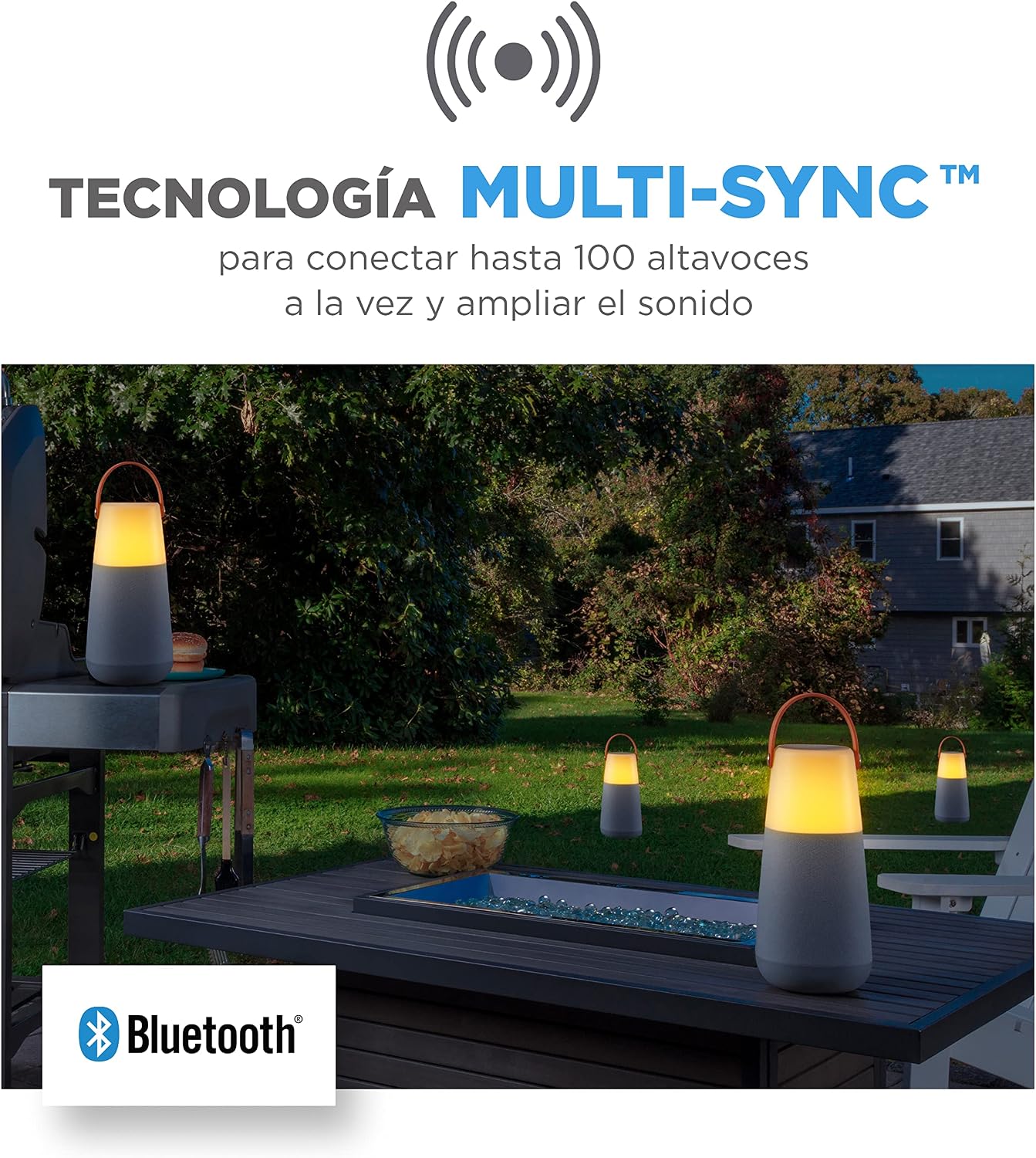 Thumbnail 4 de ION Audio Bright MAX - Altavoz Bluetooth Impermeable con Luz 🔊