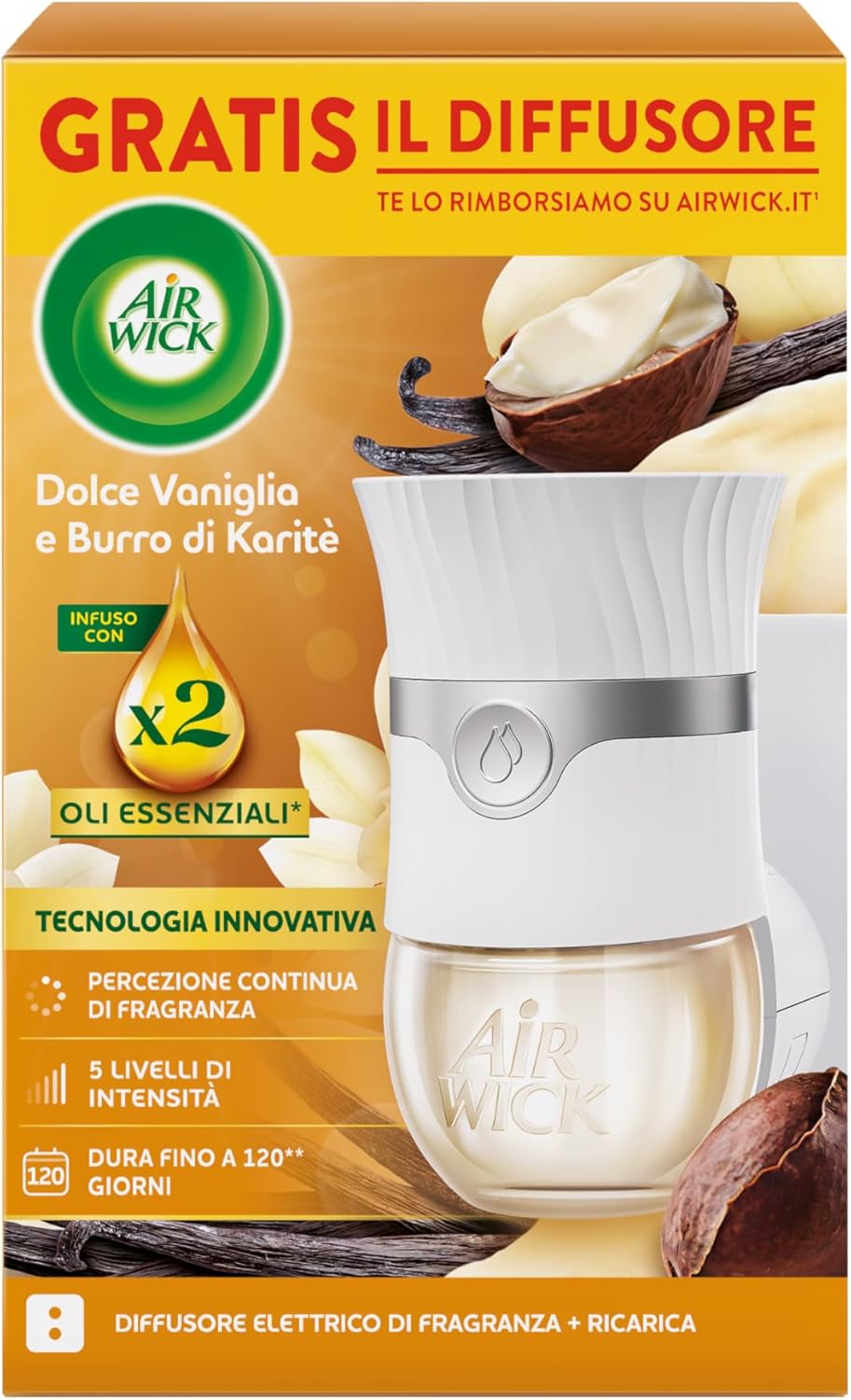 Detalle 2 de Air Wick Diffusore Elettrico Oli Essenziali 120 giorni