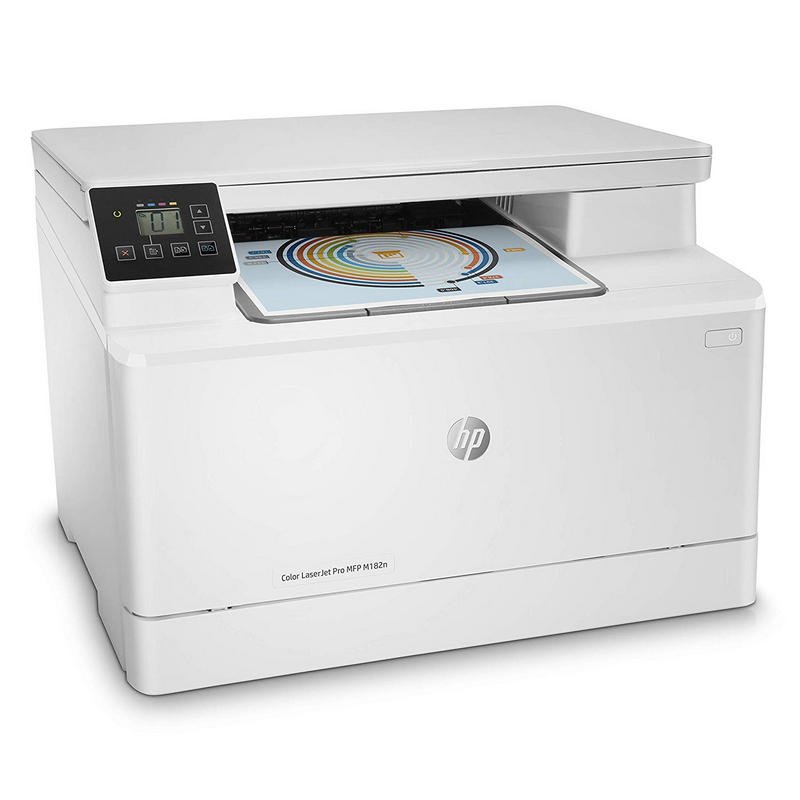 Detalle 2 de HP Color LaserJet Pro MFP M182n impresora multifunción