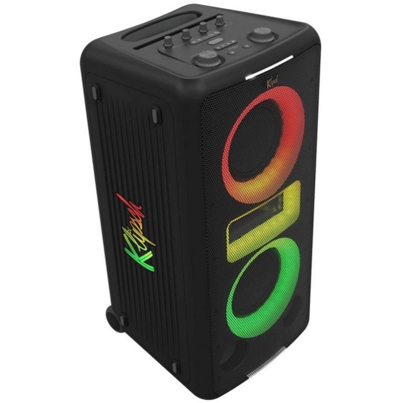 Detalle de Klipsch New York: Altavoz inalámbrico Bluetooth con espectáculo de luces y Ultra Bass