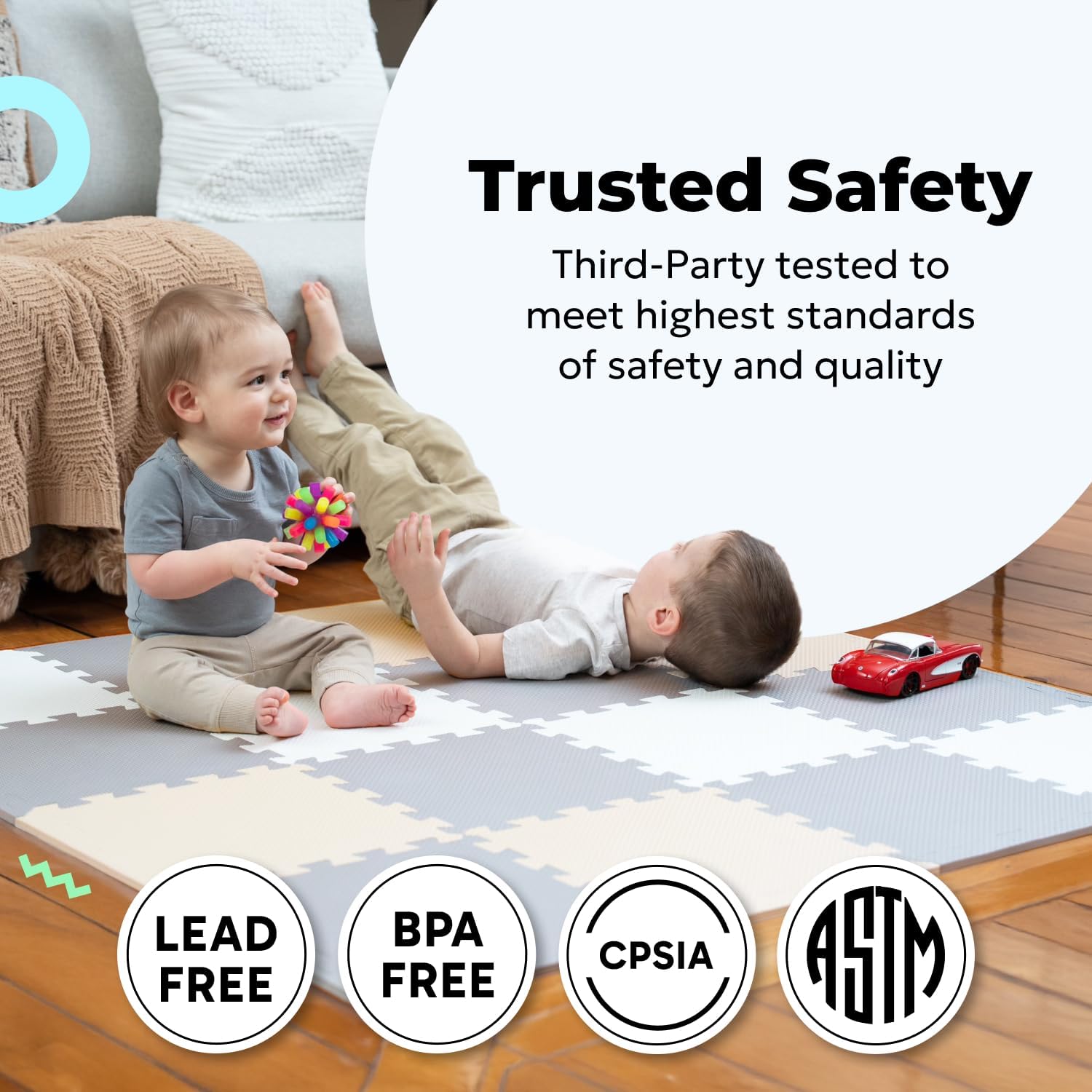 Detalle 2 de MioTetto Baby Play Mat 12.4 in tiles