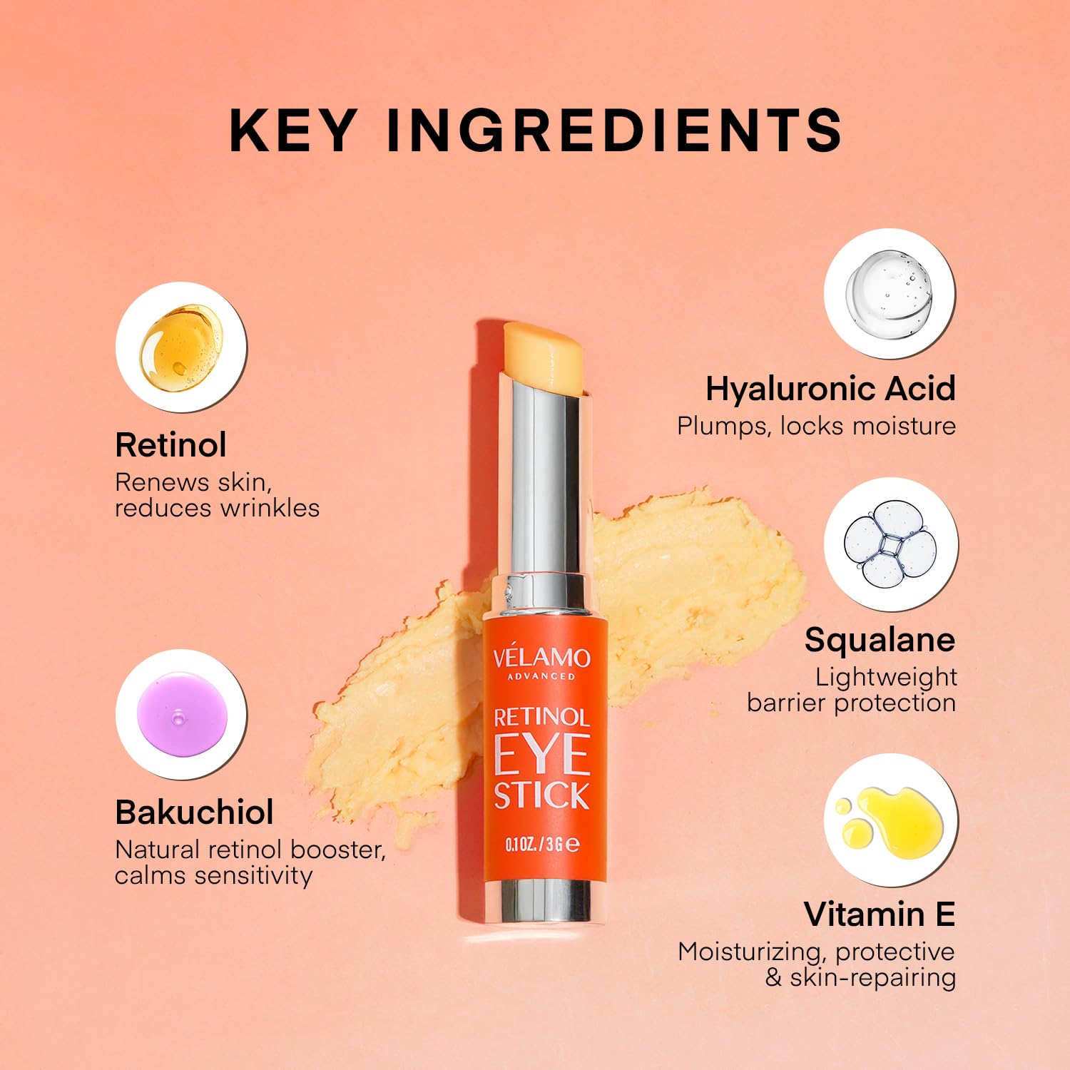 Thumbnail 2 de VELAMO Advanced Retinol Eye Stick 0.1 oz