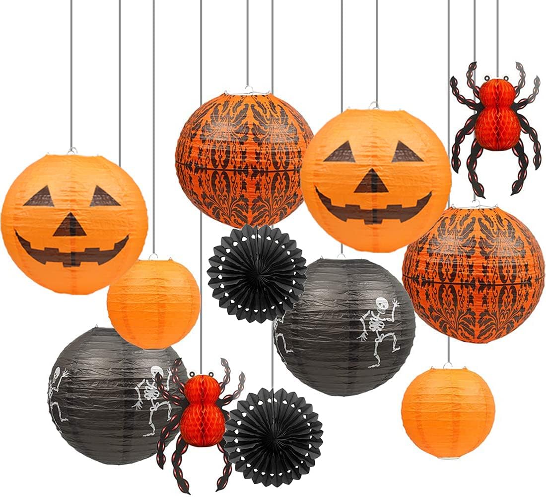 Thumbnail 6 de UNIQOOO Halloween hanging decorations 12-piece set