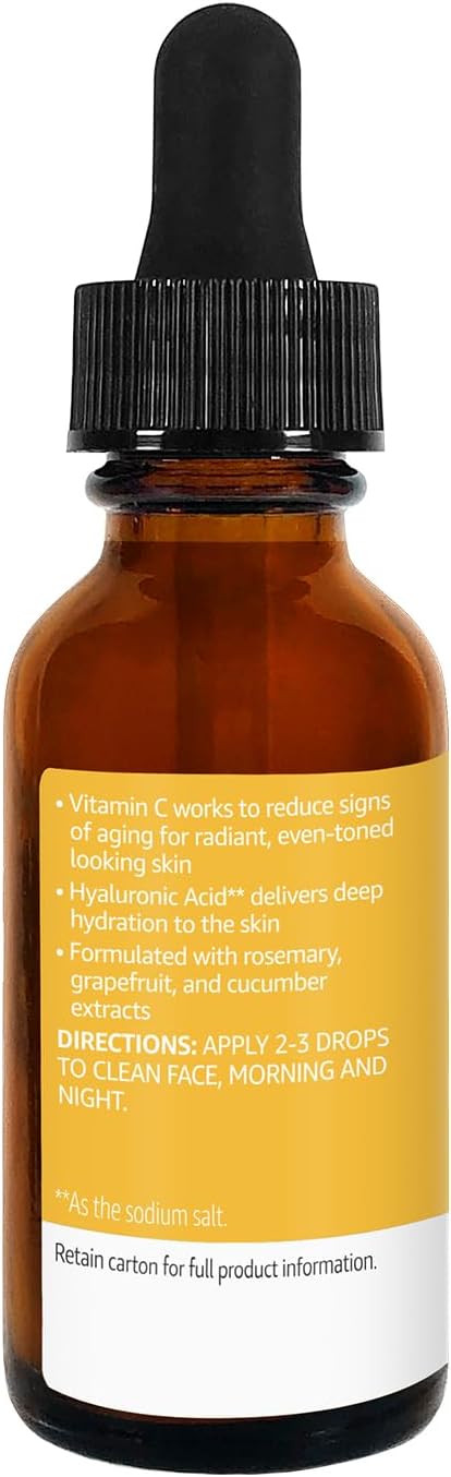 Thumbnail 5 de Amazon Basics Brightening Anti-Aging Vitamin C Serum with Hyaluronic Acid (1 fl oz)