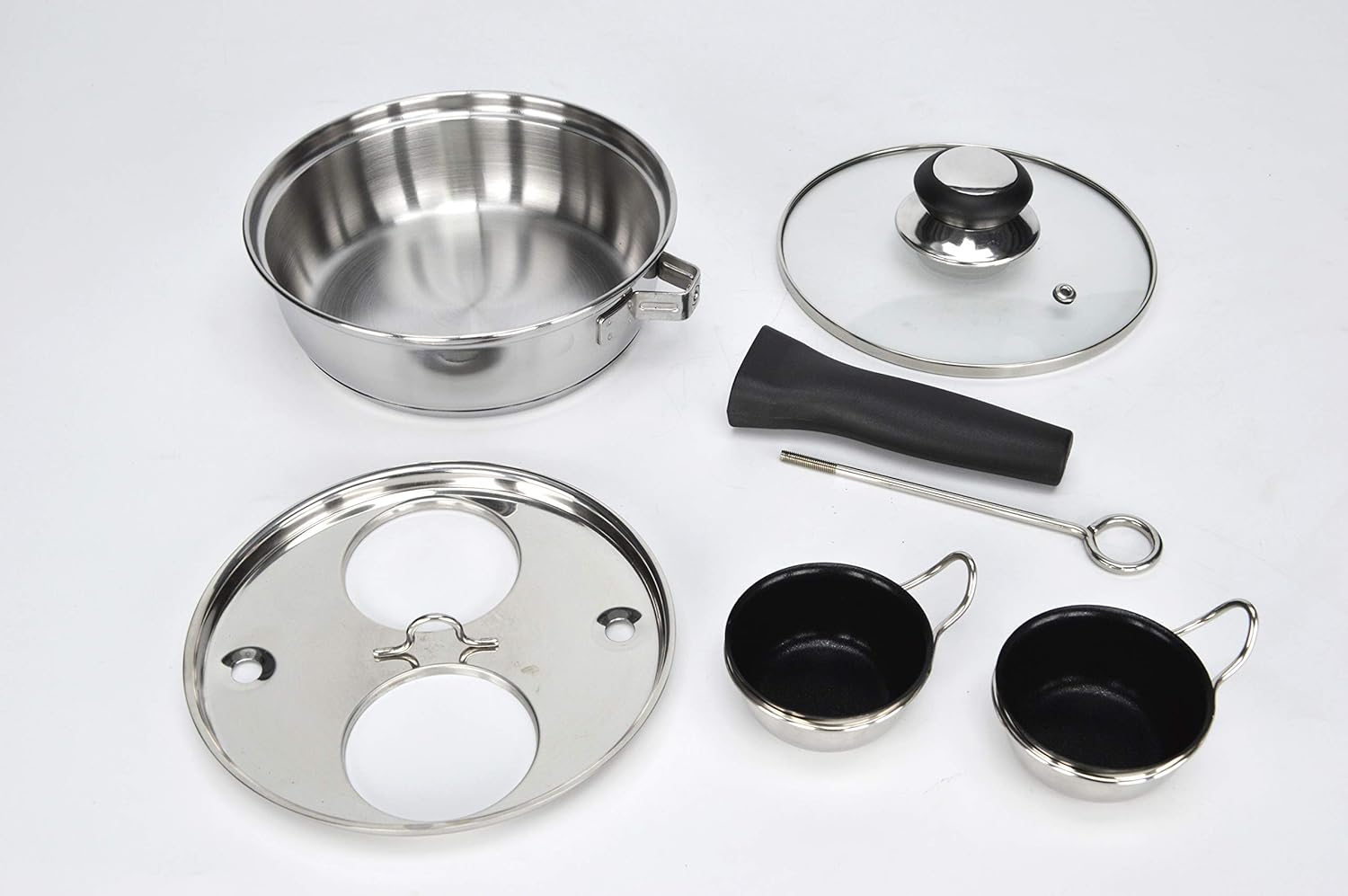 Detalle 1 de RUNZI egg poacher pan set, 2 cups